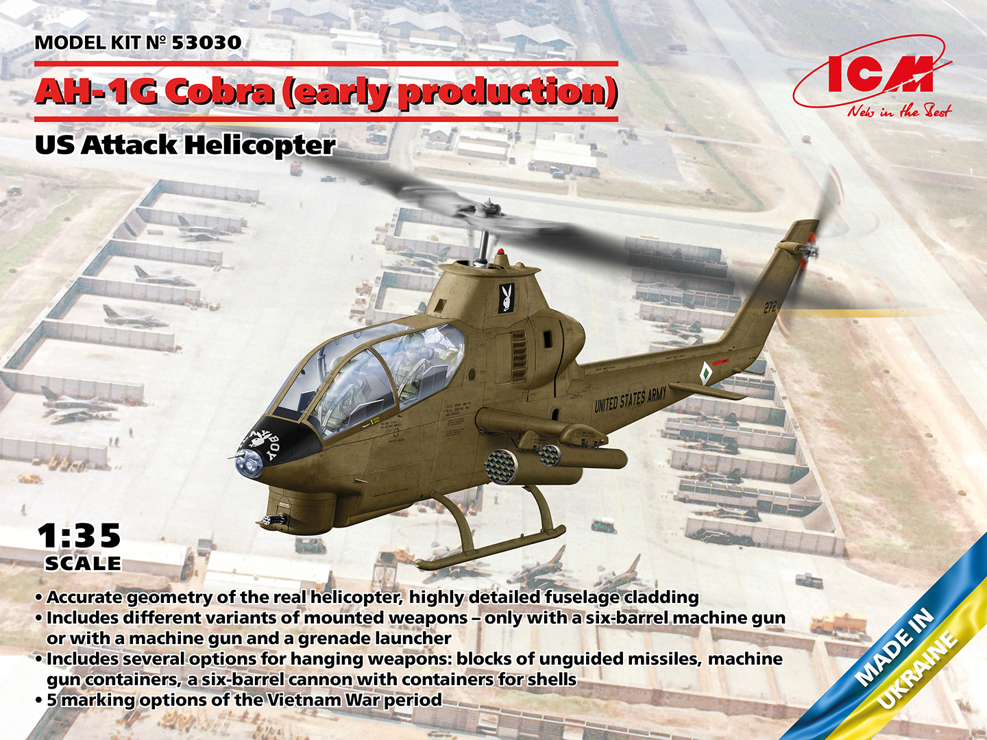 1/35 AH-1G Cobra, US Attack Helicopter