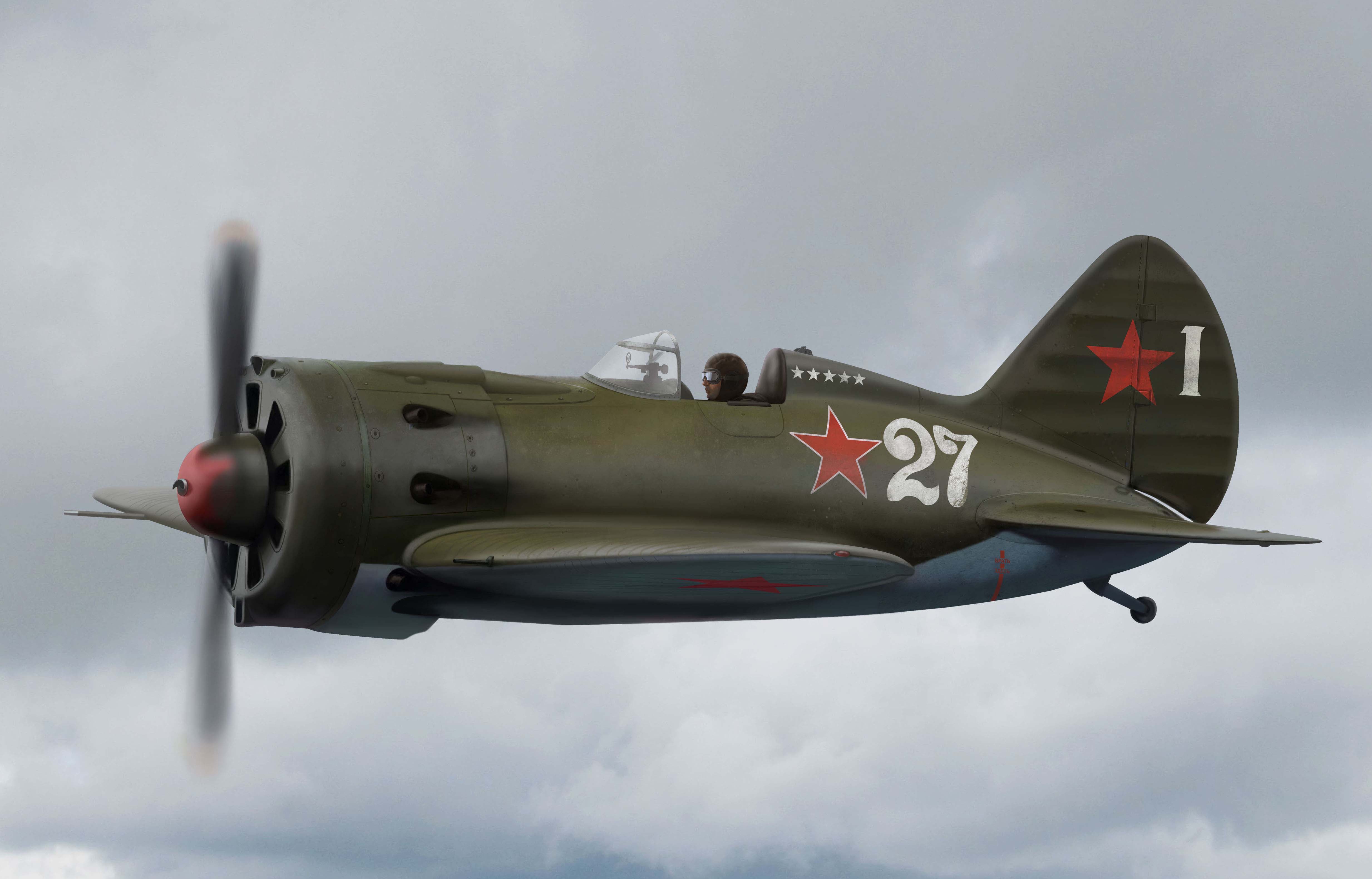 1/32 I-16 type 24, WWII Soviet Fighter