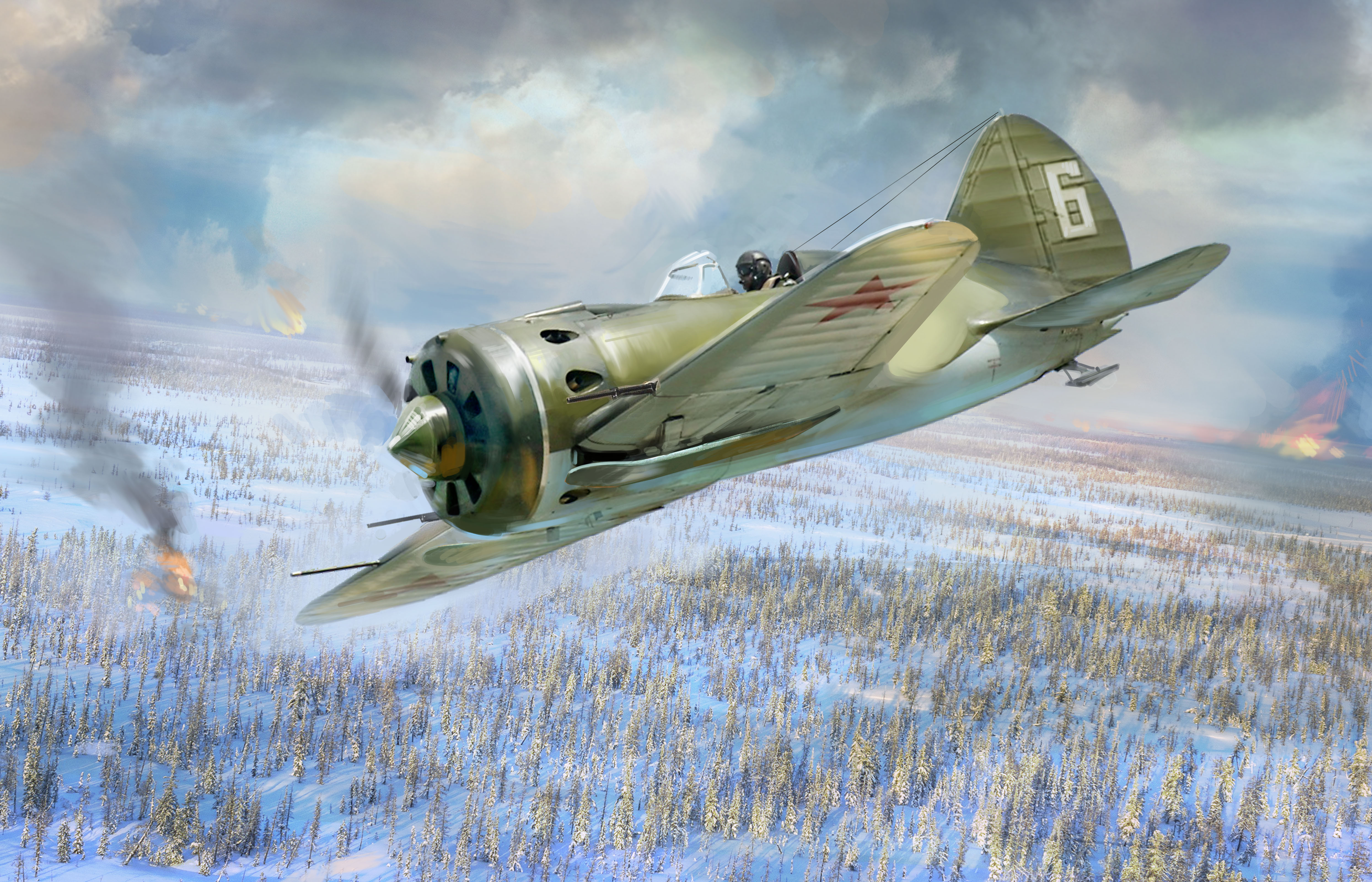 I-16 type 17, WWII Soviet Fighter