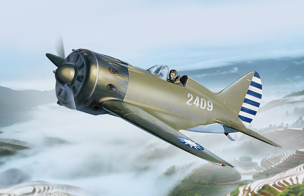 I-16 type 10, WWII China Guomindang AF Fighter