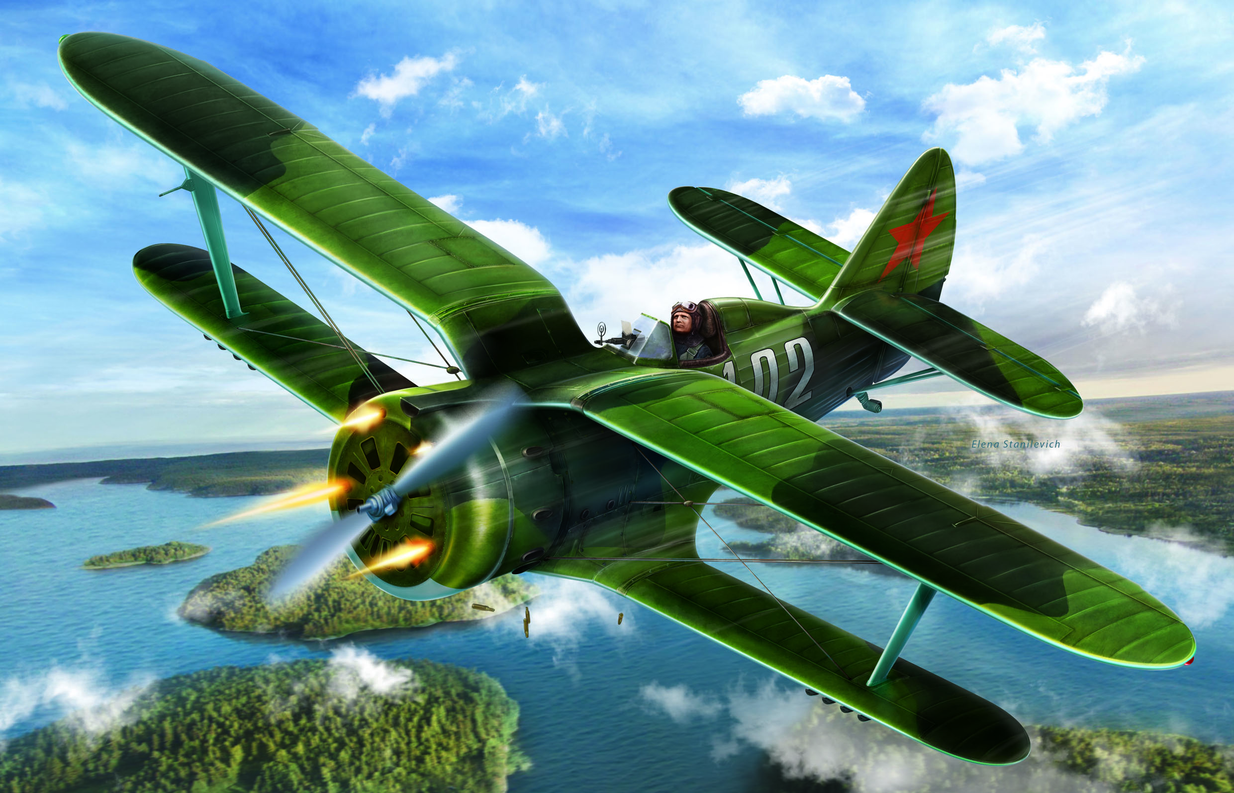 I-153 "Chaika", WWII Soviet Fighter