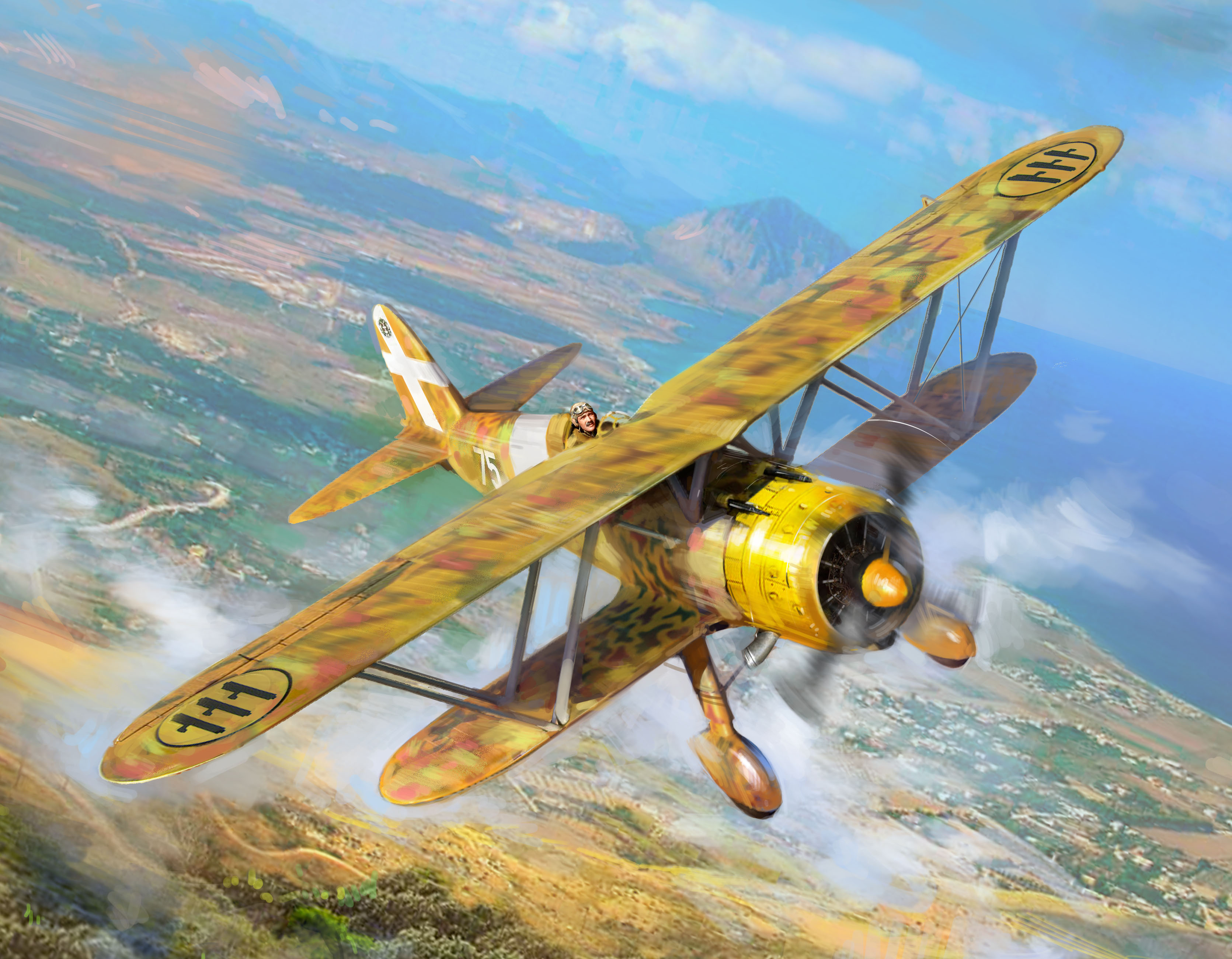 1/32 CR. 42 Falco, WWII Italian Fighter