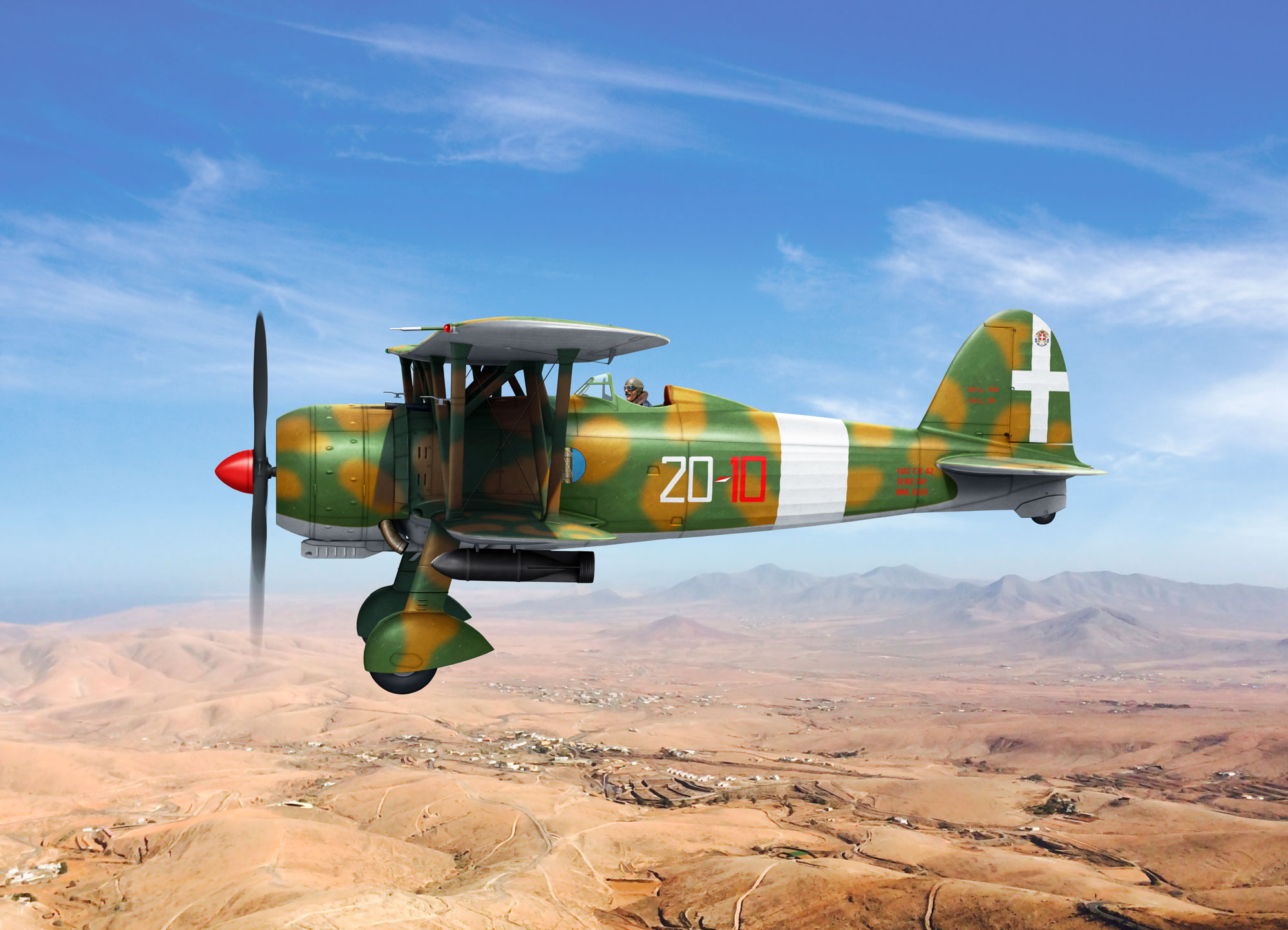 CR. 42AS, WWII Italian Fighter-Bomber