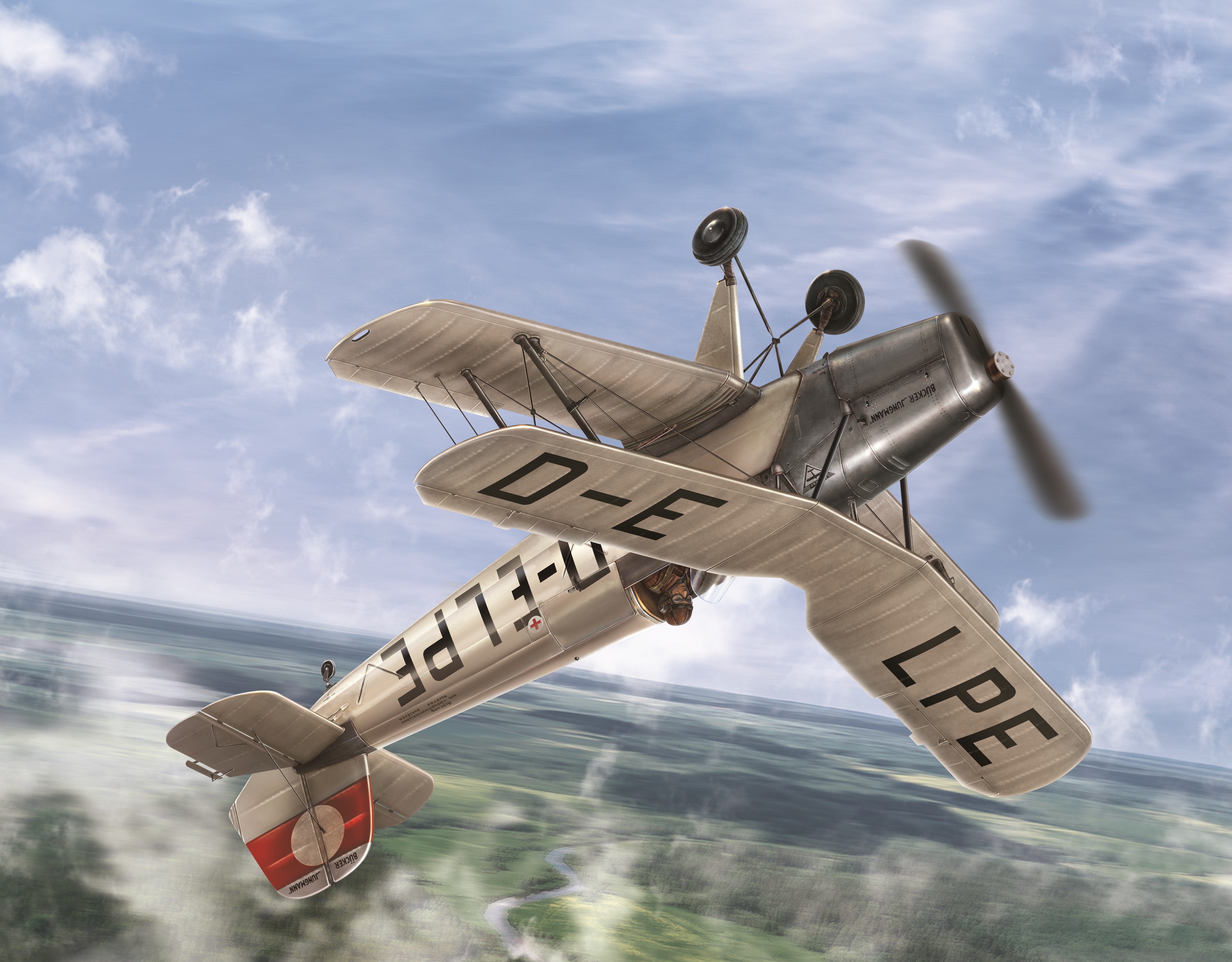 1/32 Bücker Bü 131B, German Training Aircraft