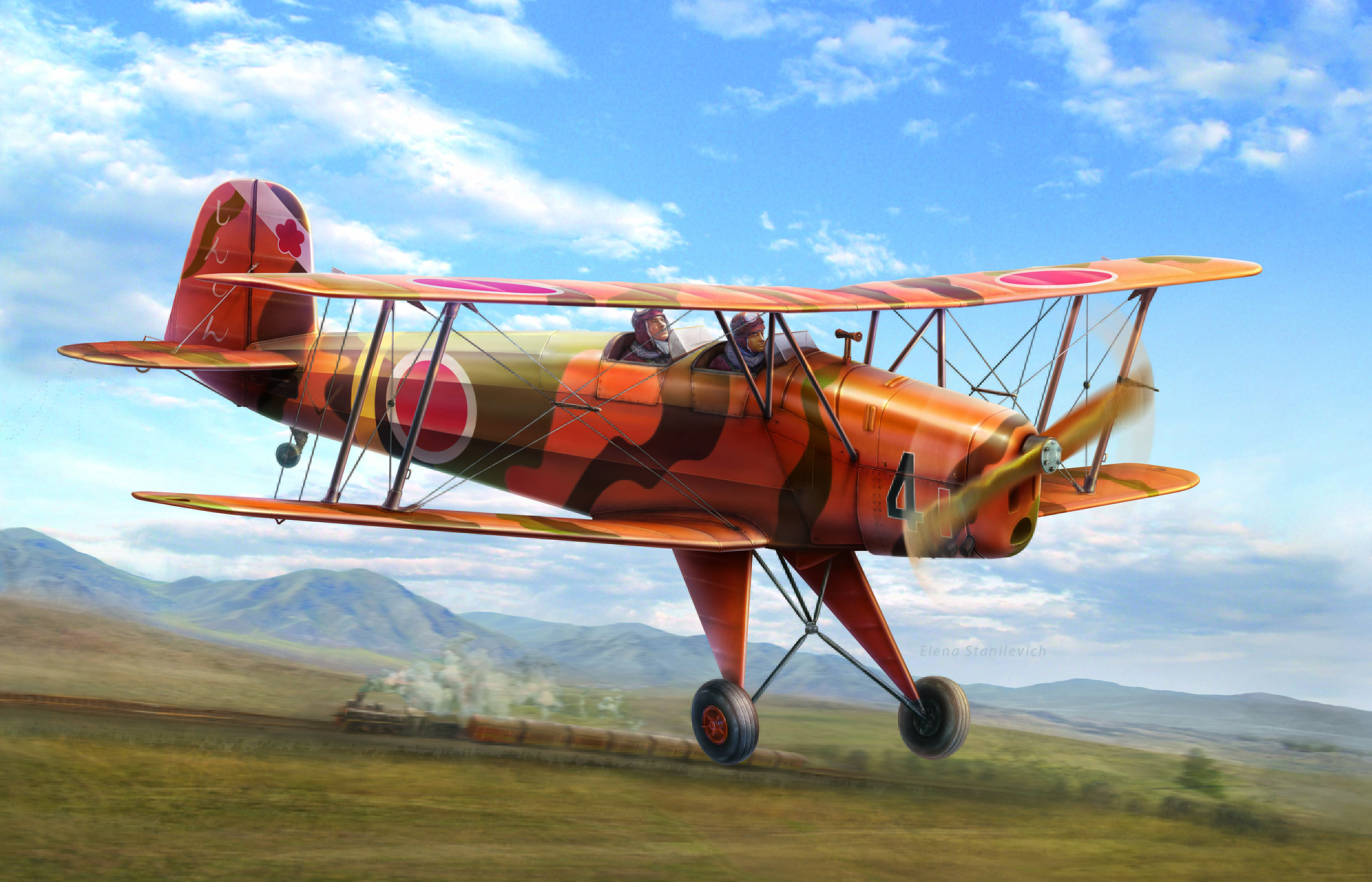 1/32 Ki-86a/K9W1 “Cypress”, WWII Japan Training Aircraft