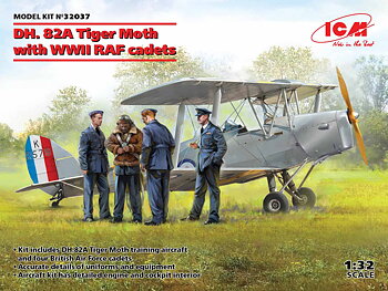 1/32 DH. 82A Tiger Moth with WWII RAF cadets