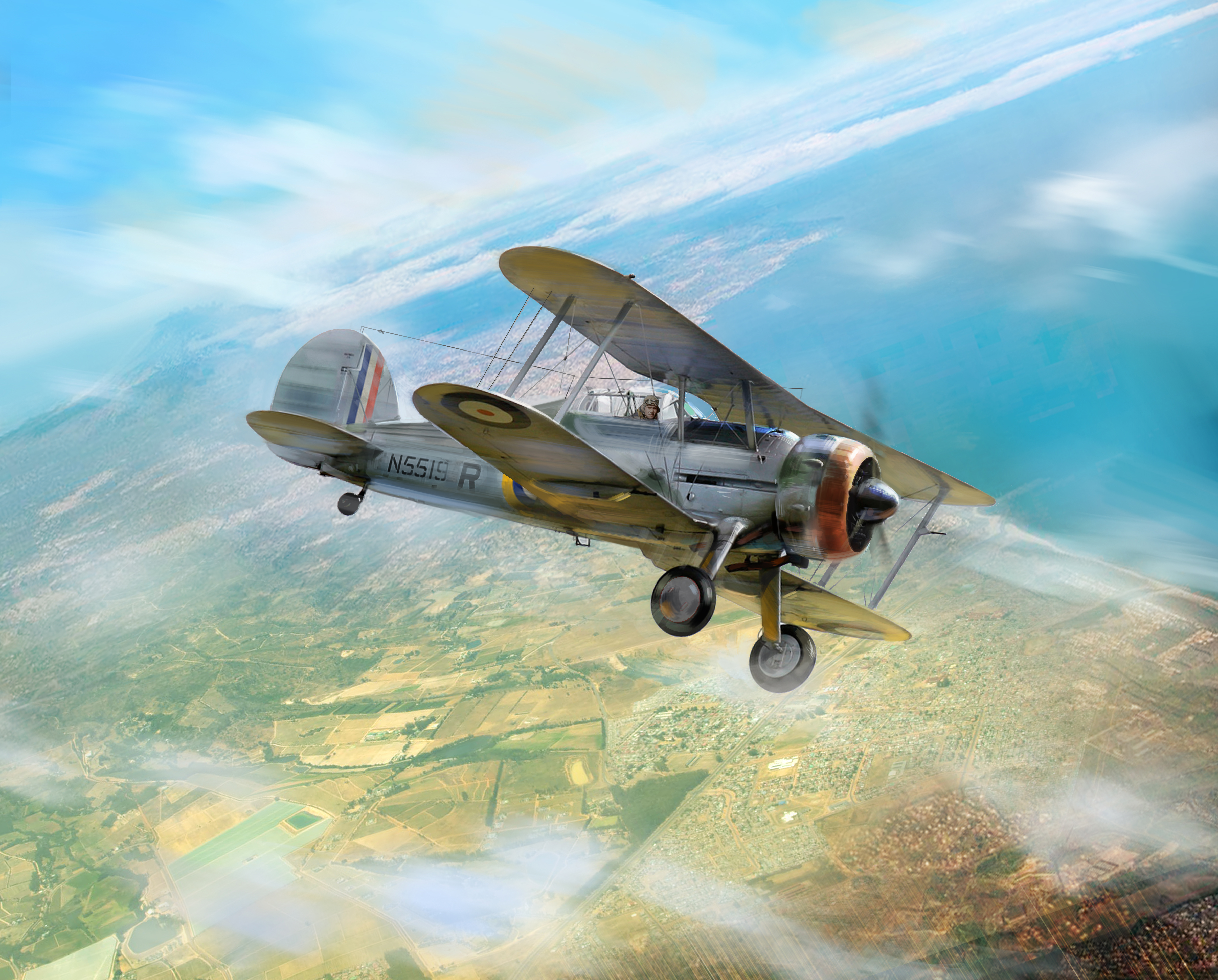 1/32 Gloster Sea Gladiator Mk.II , WWII British Naval Fighter