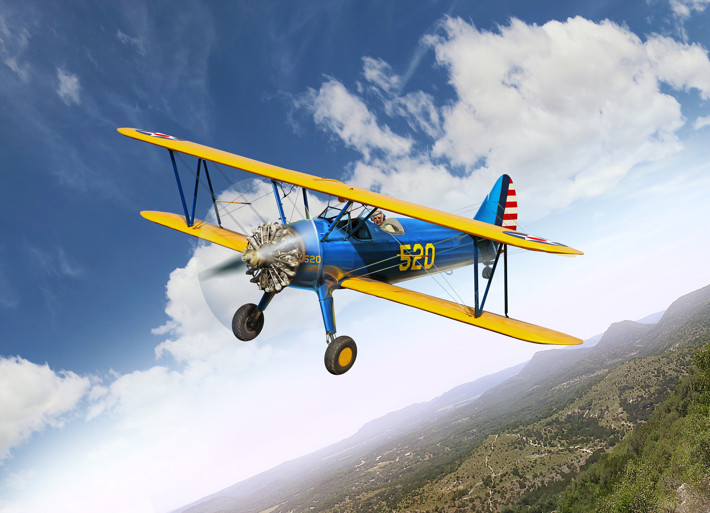 1/32 Stearman PT-17/N2S-3 Kaydet , American Training Aircraft