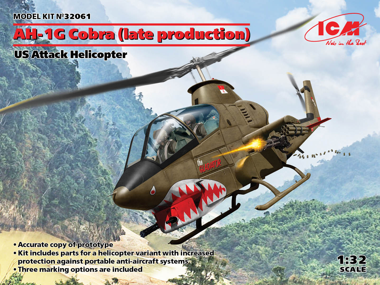 1/32 AH-1G Cobra (late production), US Attack Helicopter