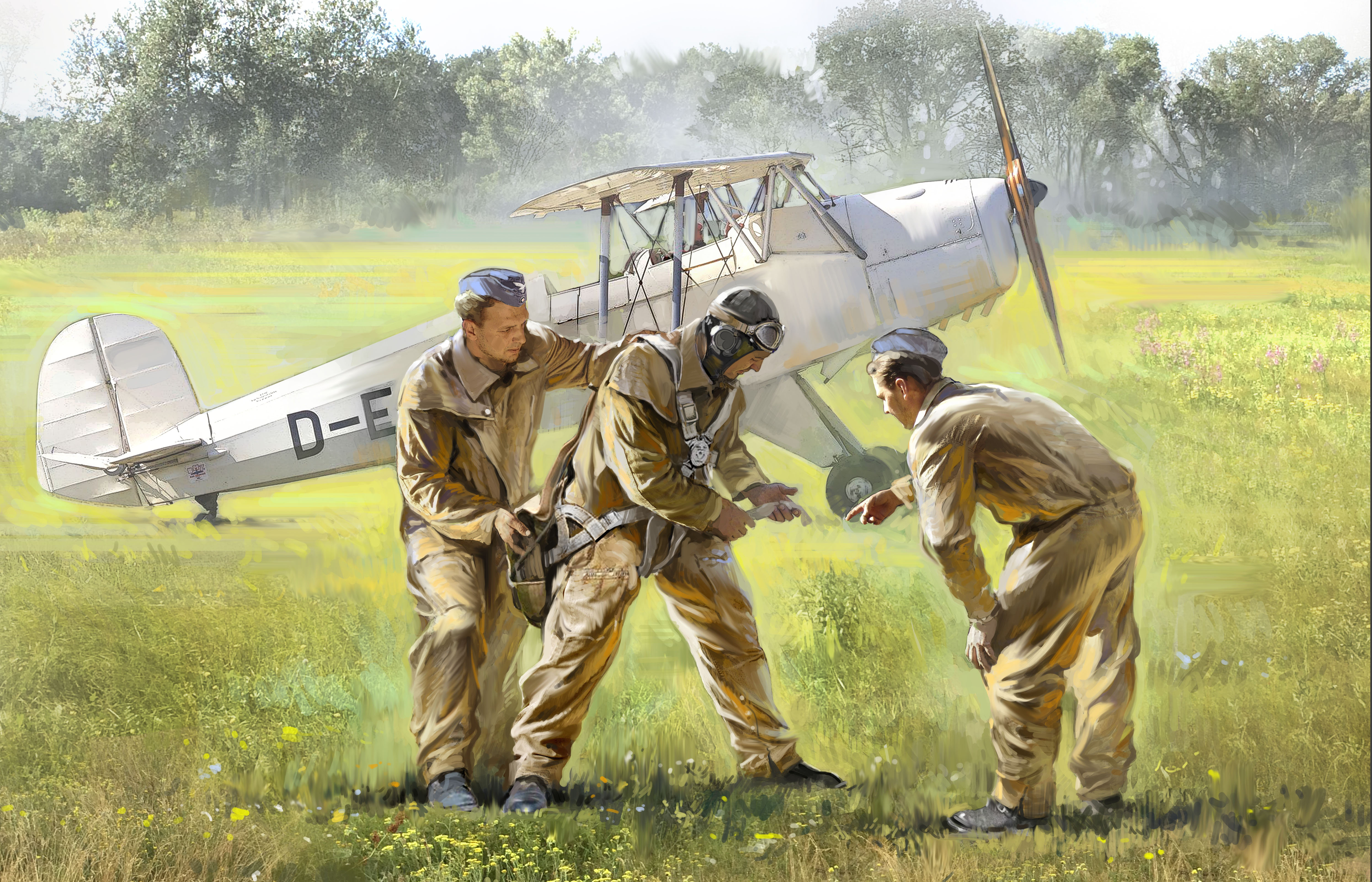 German Luftwaffe Cadets (1939-1945) (3 figures)