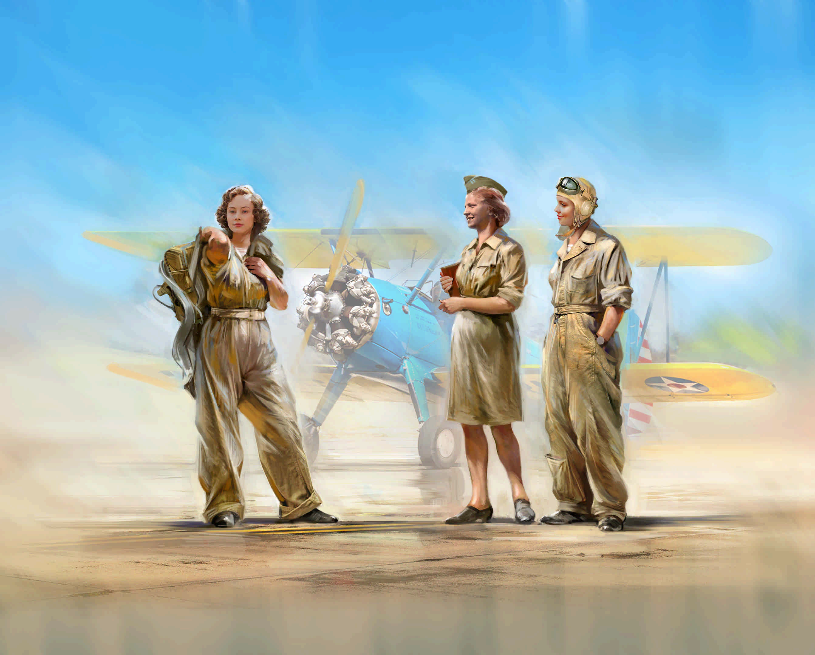 US WASP (1943-1945) (3 figures)