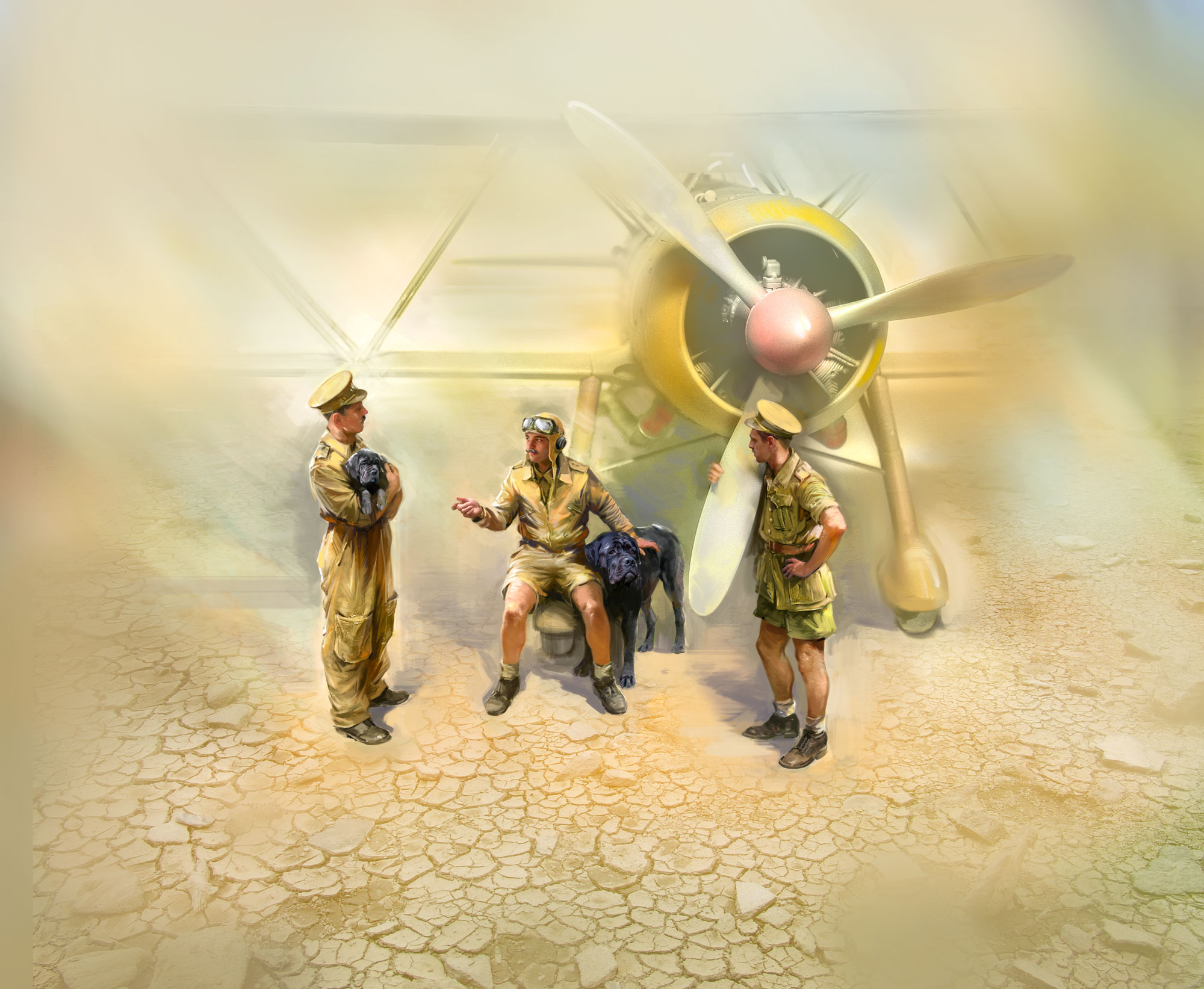 Italian Pilots in Tropical Uniform (1939-1943)