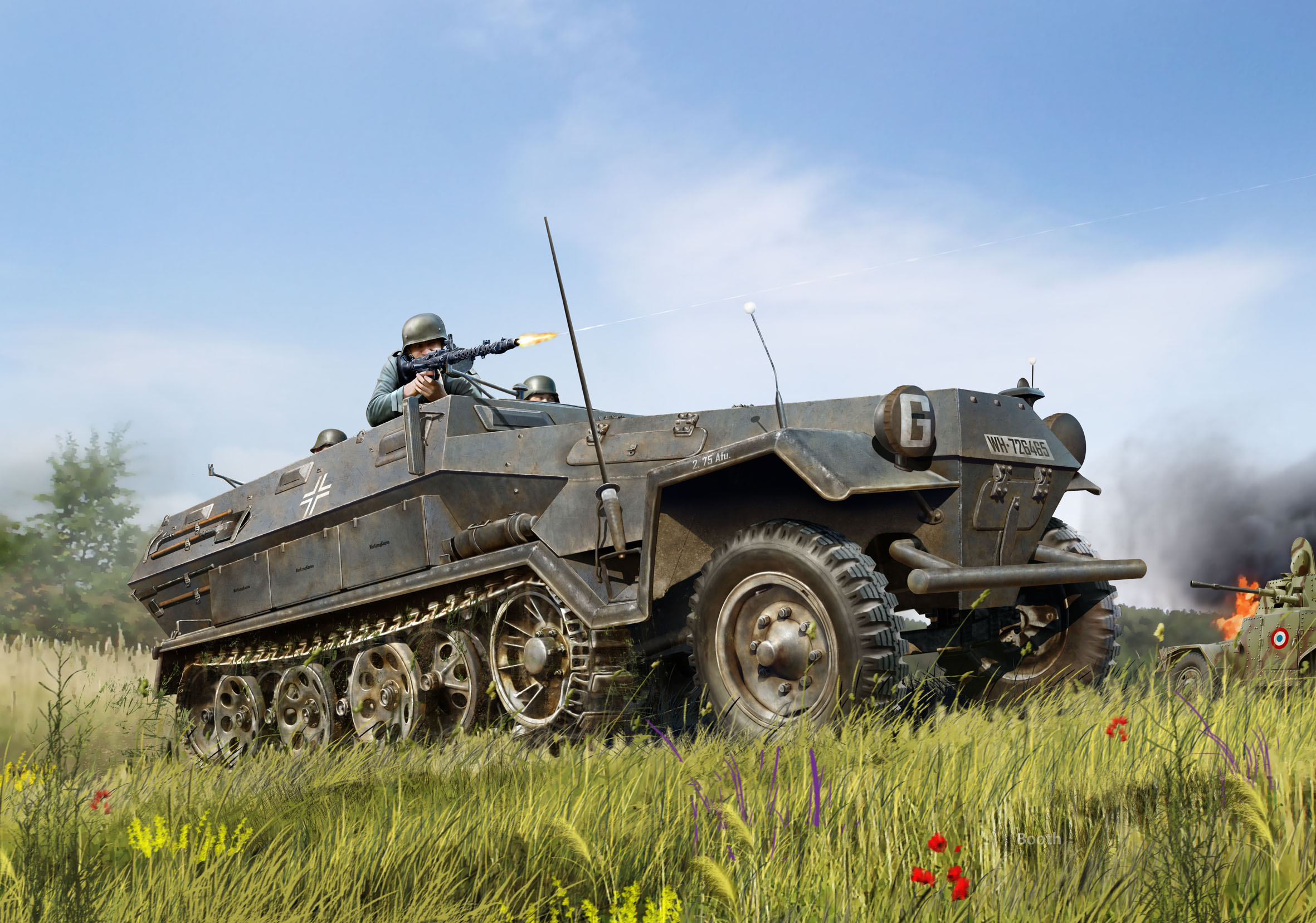 1/35 Sd.Kfz.251/1 Ausf.A, WWII German Armoured Personnel Carrier