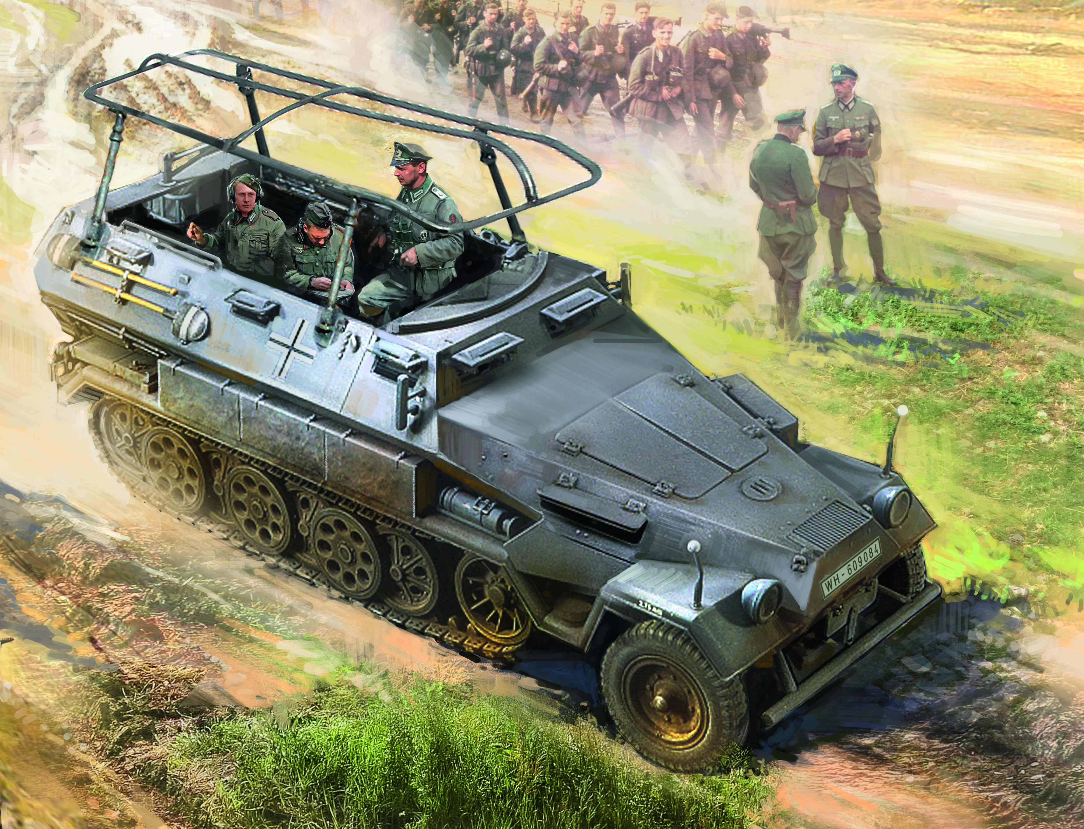 1/35 Sd.Kfz.251/6 Ausf.A with Crew