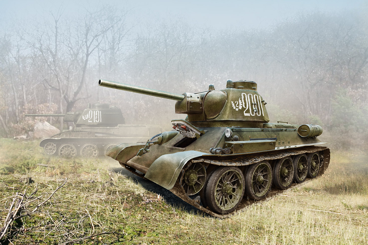 1/35 T-34/76 (late 1943 production), WWII Soviet Medium Tank