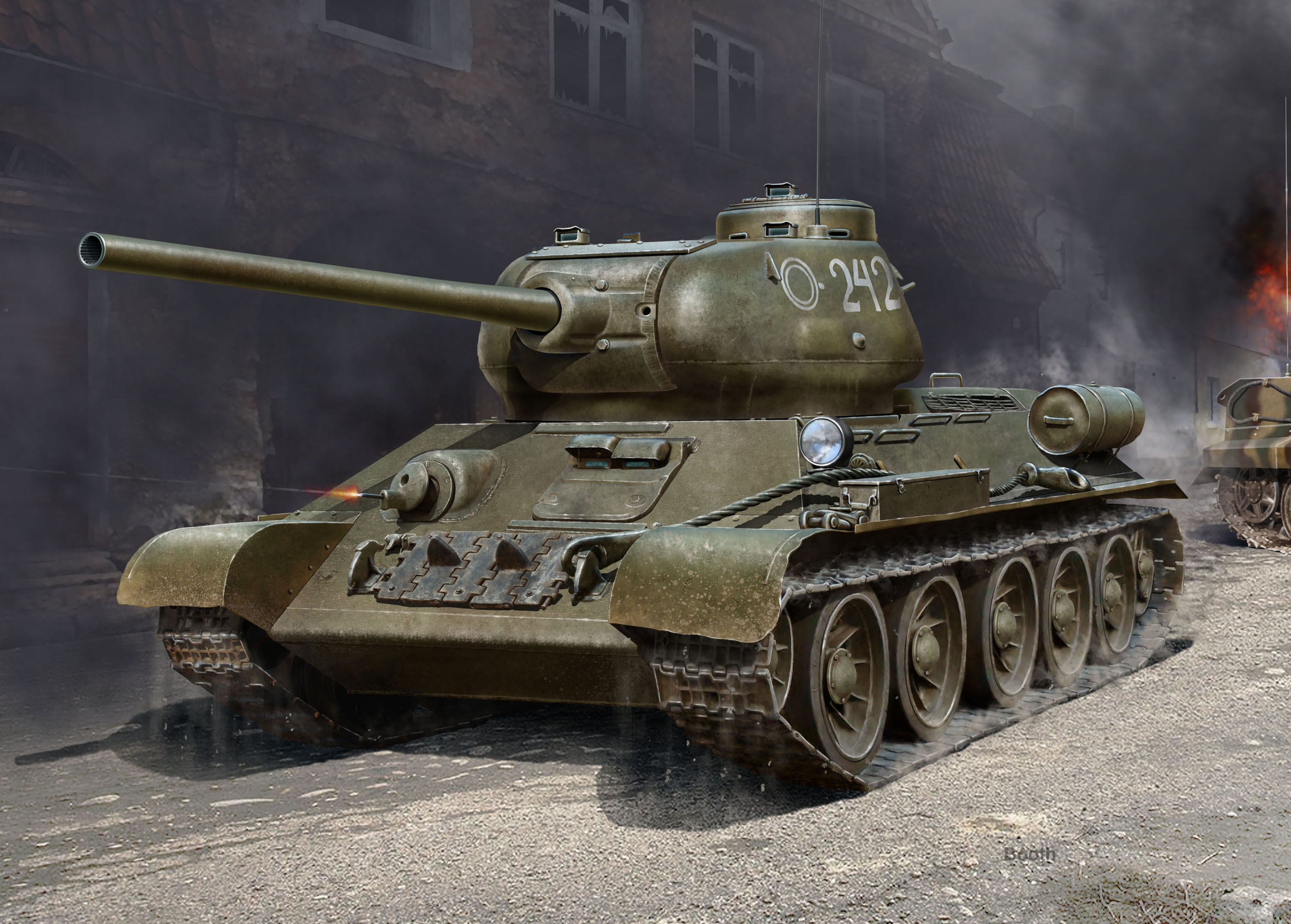 1/35 T-34-85, WWII Soviet Medium Tank