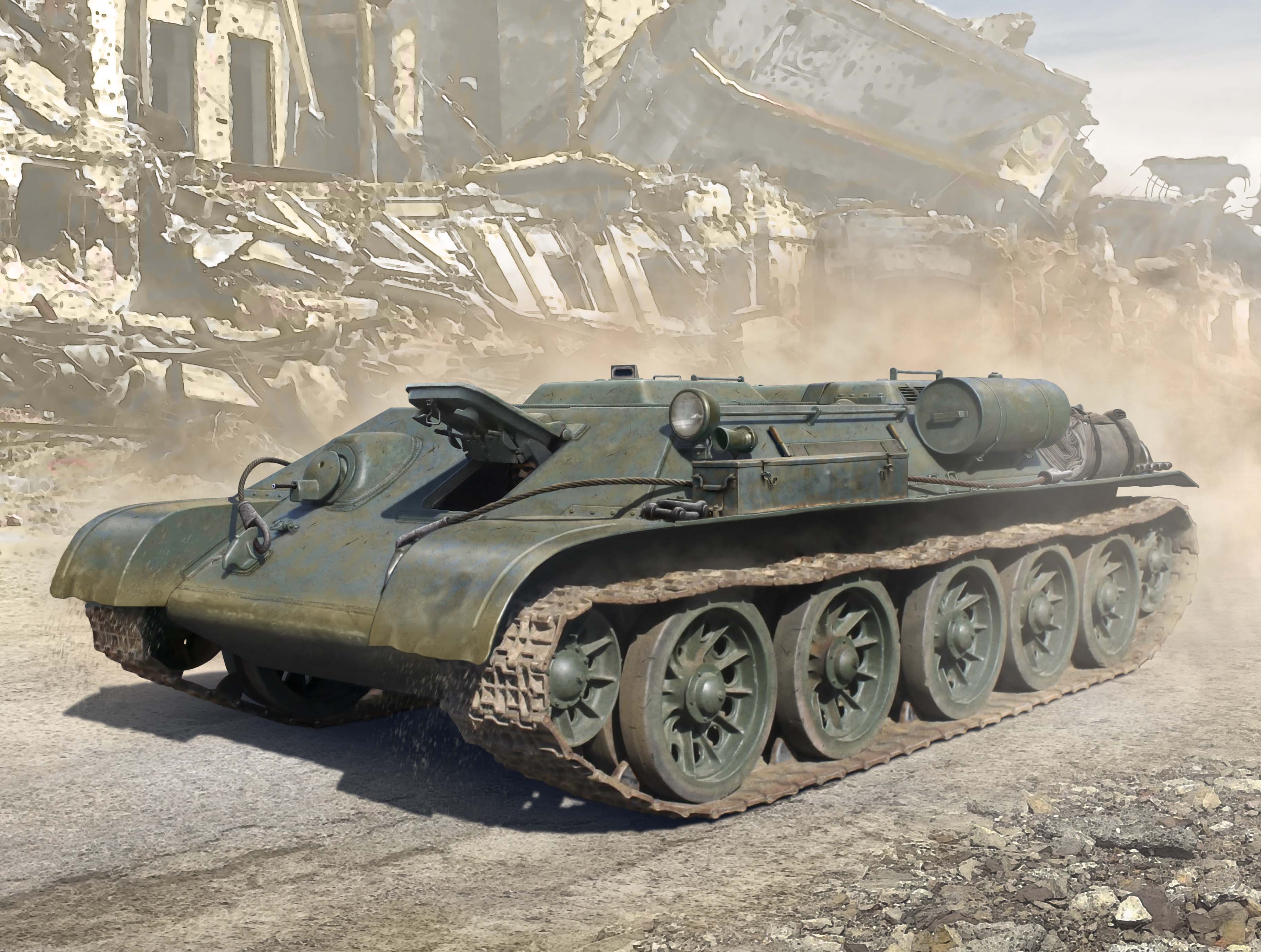 T-34 “Tyagach” Model 1944, Soviet Recovery Machine