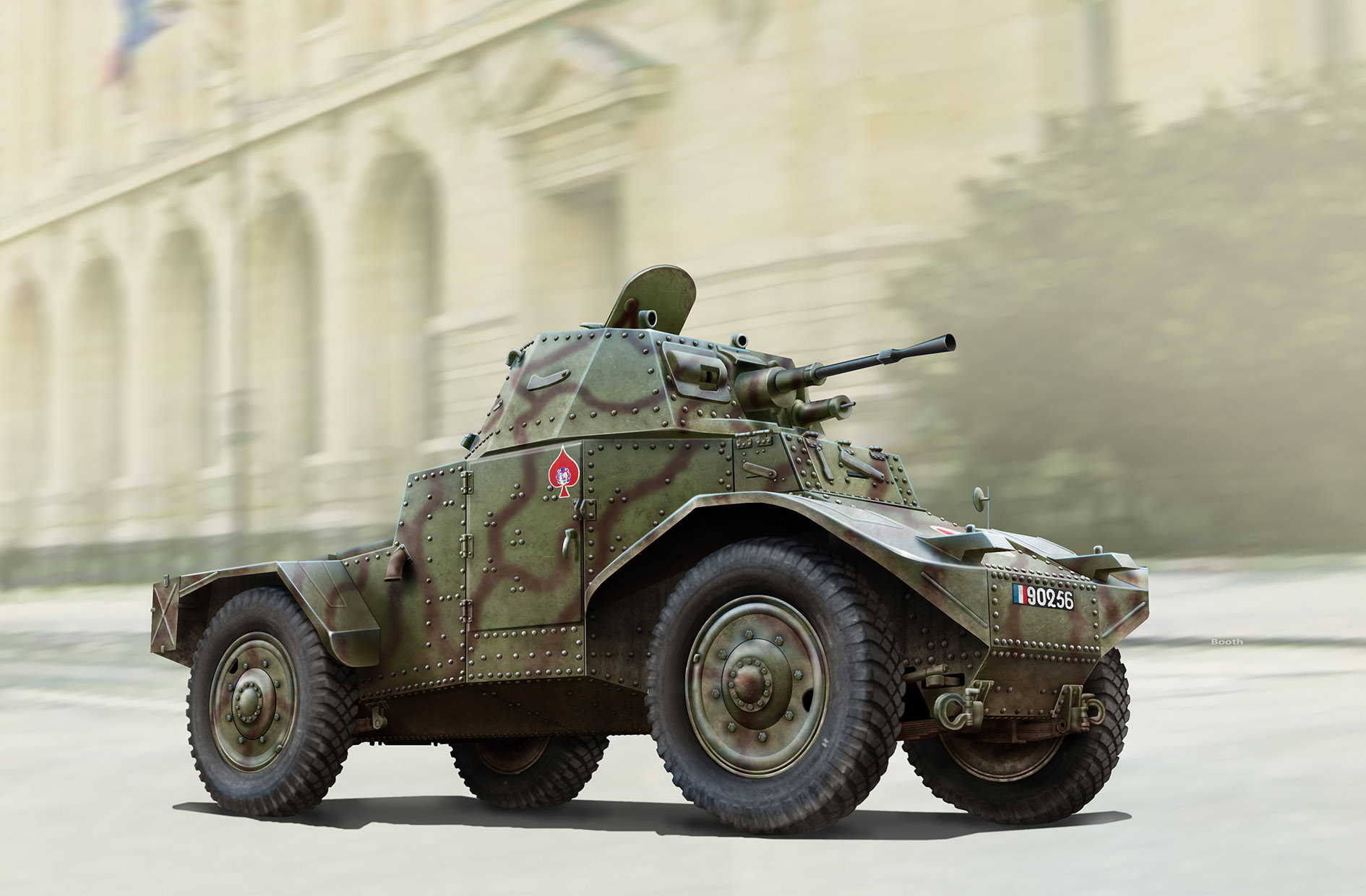 1/35 Panhard 178 AMD-35, WWII French Armoured Vehicle