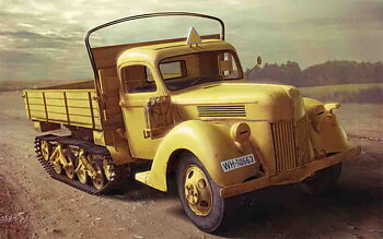 1/35 V3000S/SS M (Sd.Kfz.3b) Maultier, WWII German Semi-Tracked Truck