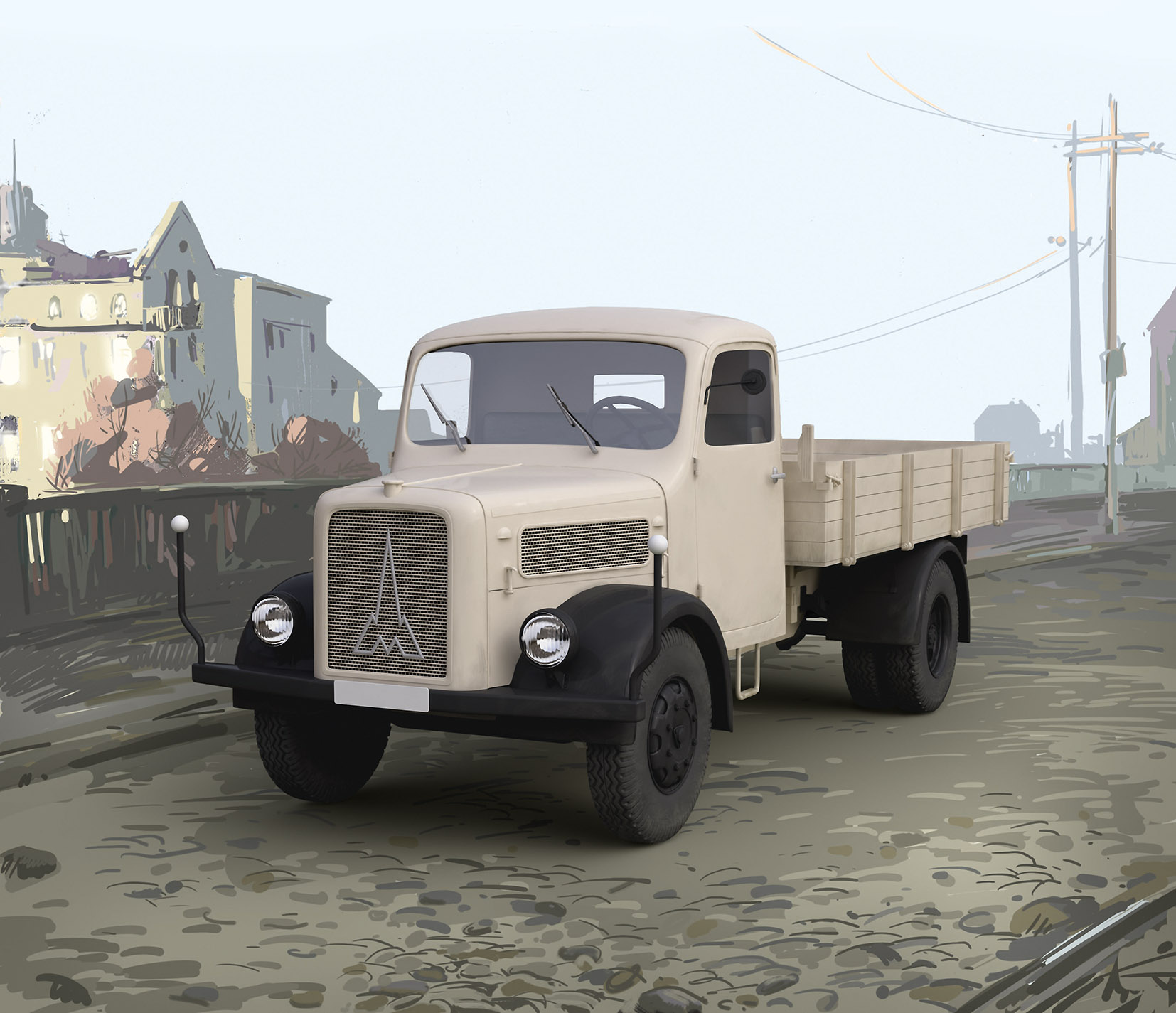 1/35 Magirus S330 German Truck (1949 production)