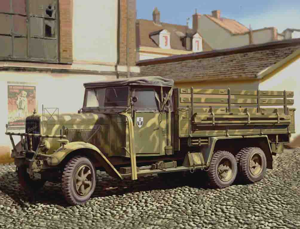 1/35 Henschel 33 D1, WWII German Army Truck