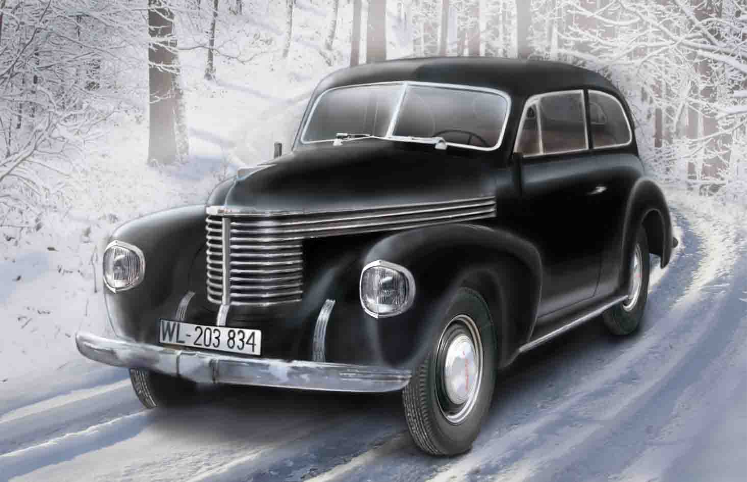 1/35 Kapitän 2-door Saloon, WWII German Staff Car