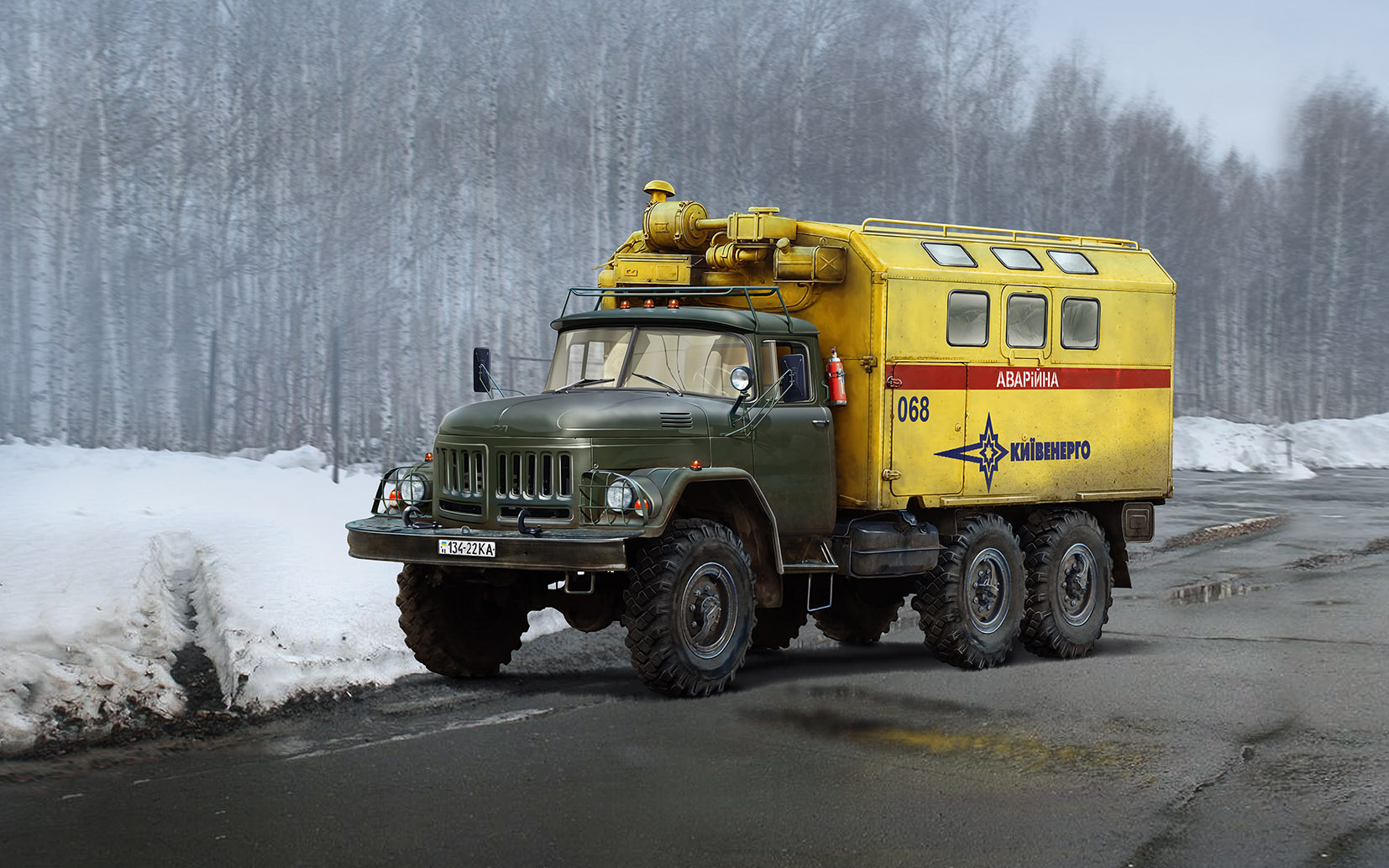 ZiL-131 Emergency Truck, Soviet Vehicle