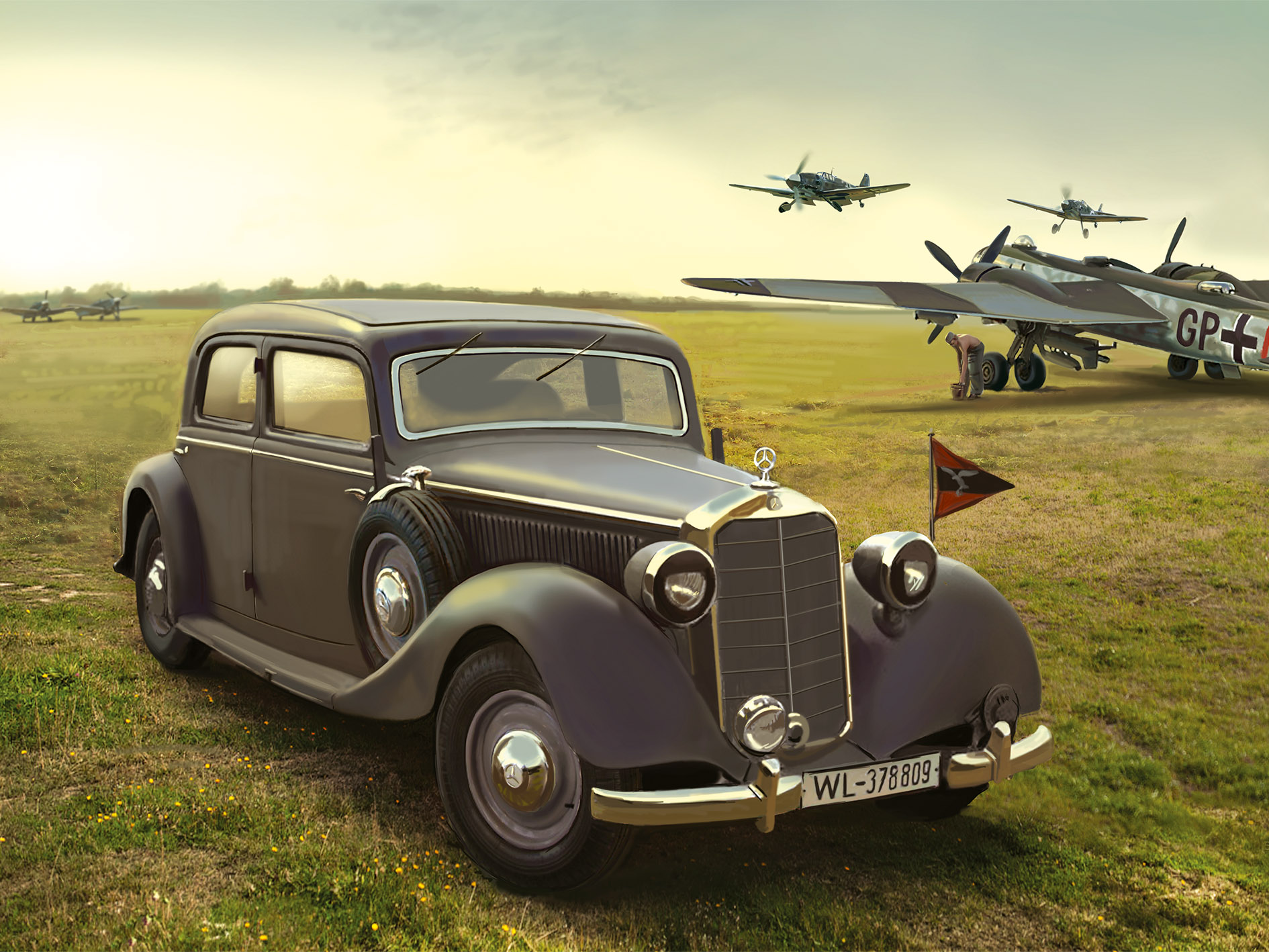 1/35 Typ 320 (W142) Saloon, WWII German Staff Car