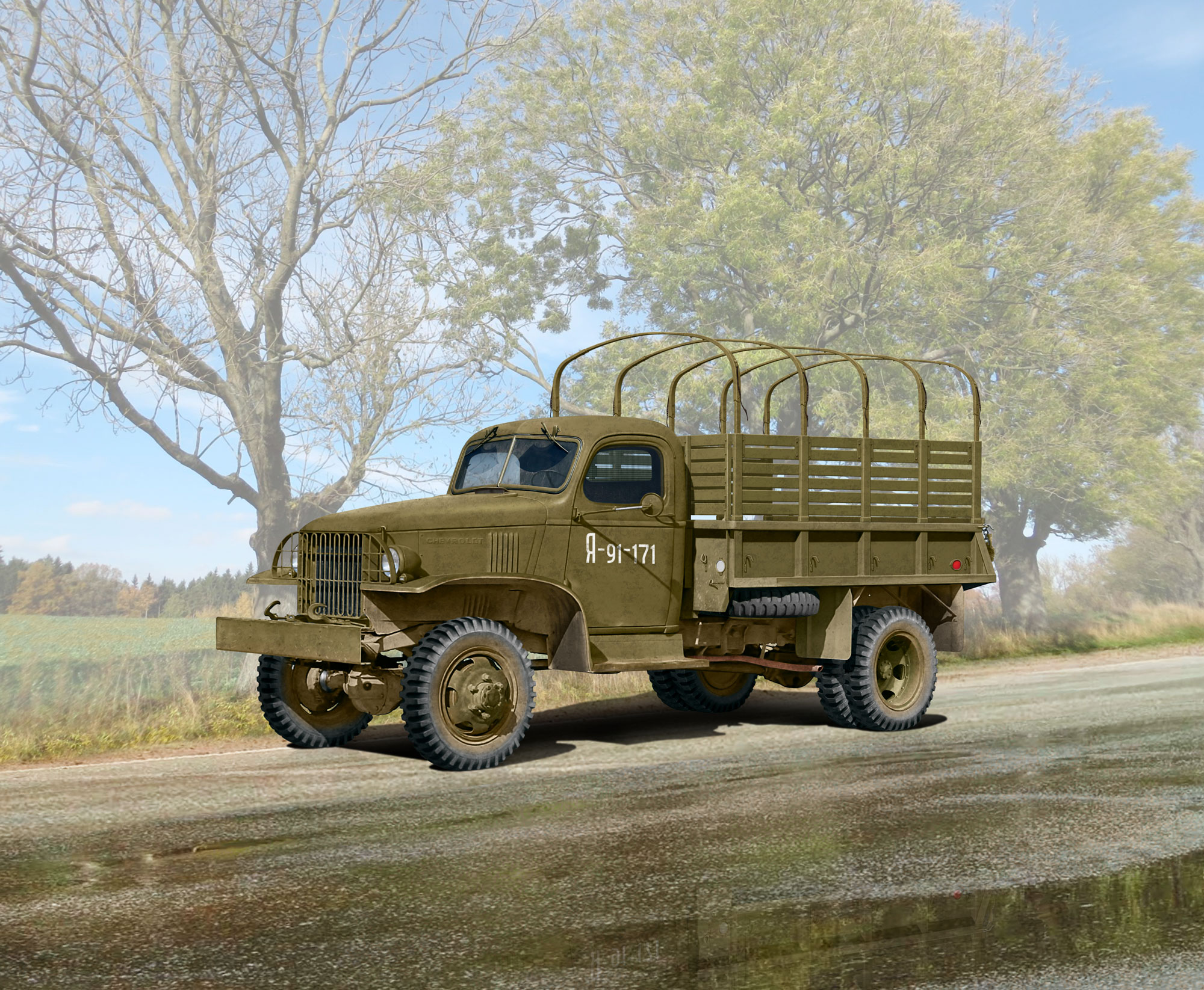 1/35 G7107, WWII Army Truck