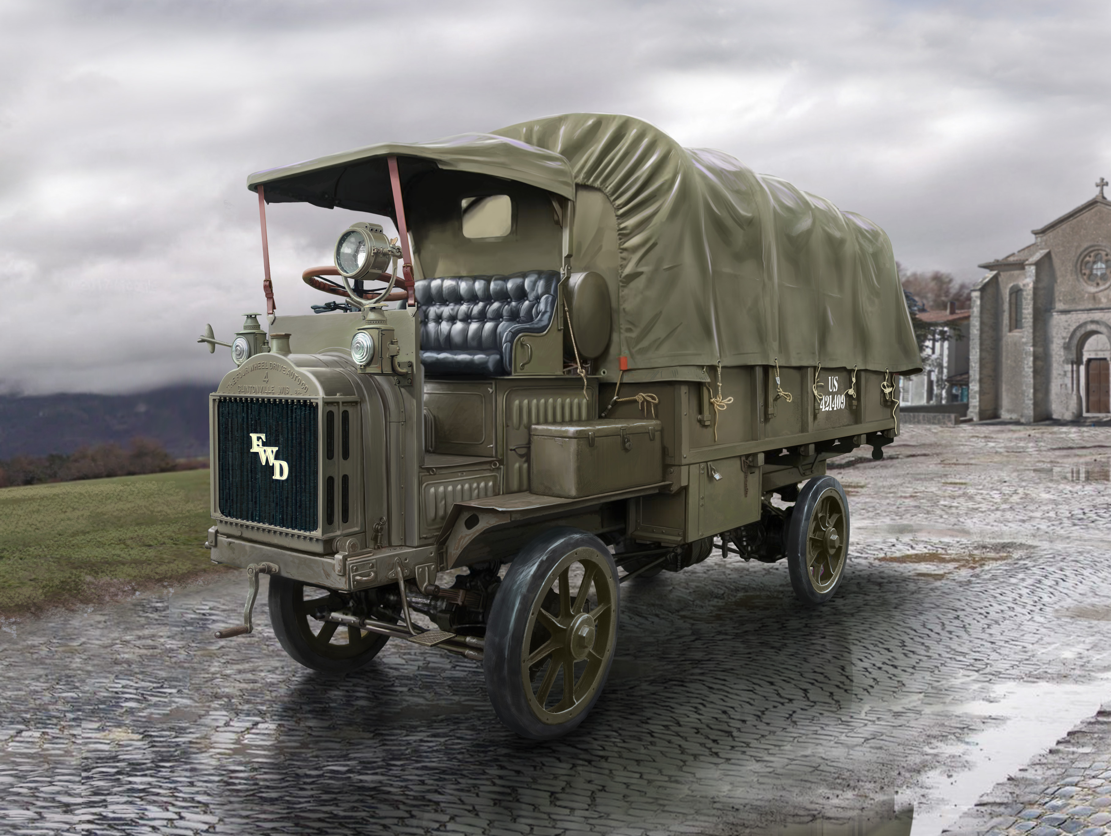 1/35 FWD Type B, WWI US Army Truck
