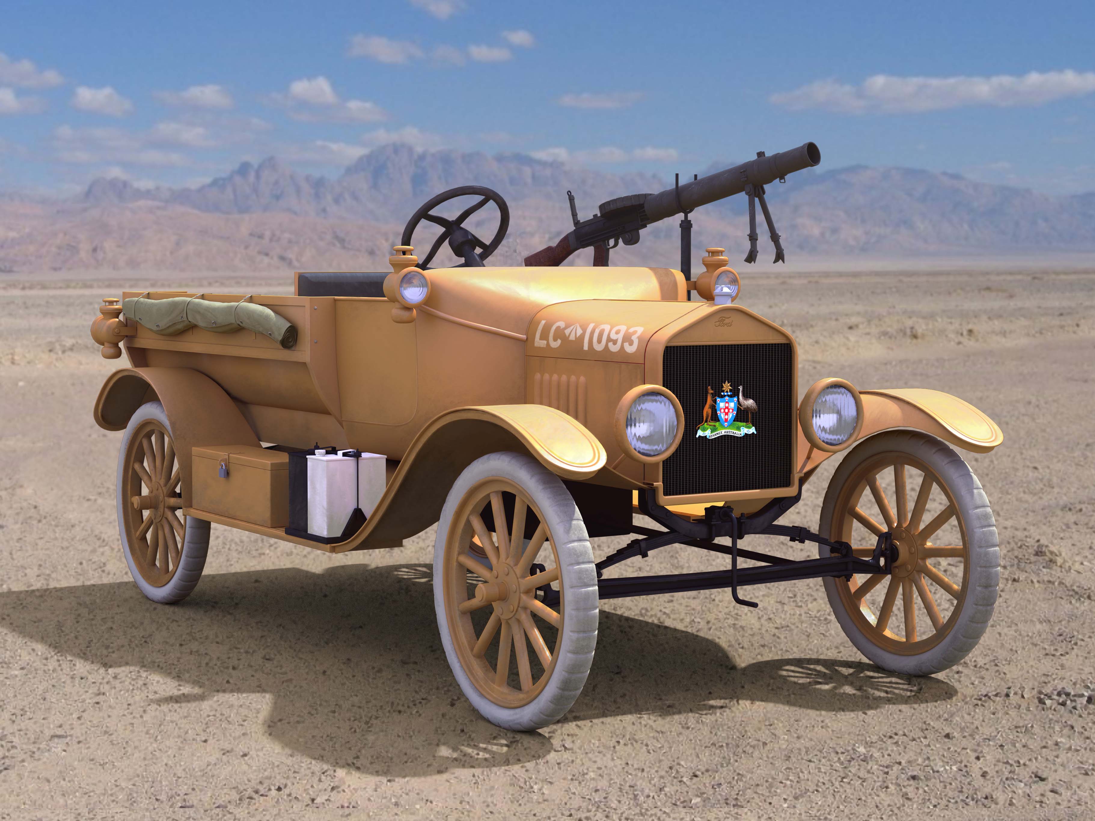 Model T 1917 LCP, WWI Australian Army Car