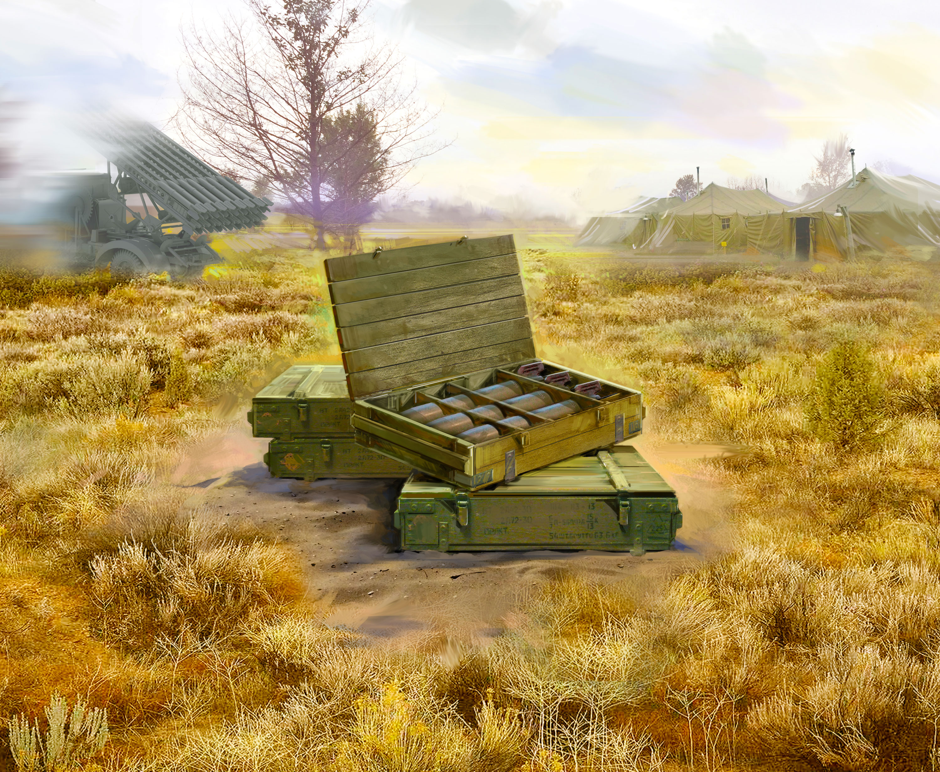 1/35 RS-132 Ammunition Boxes