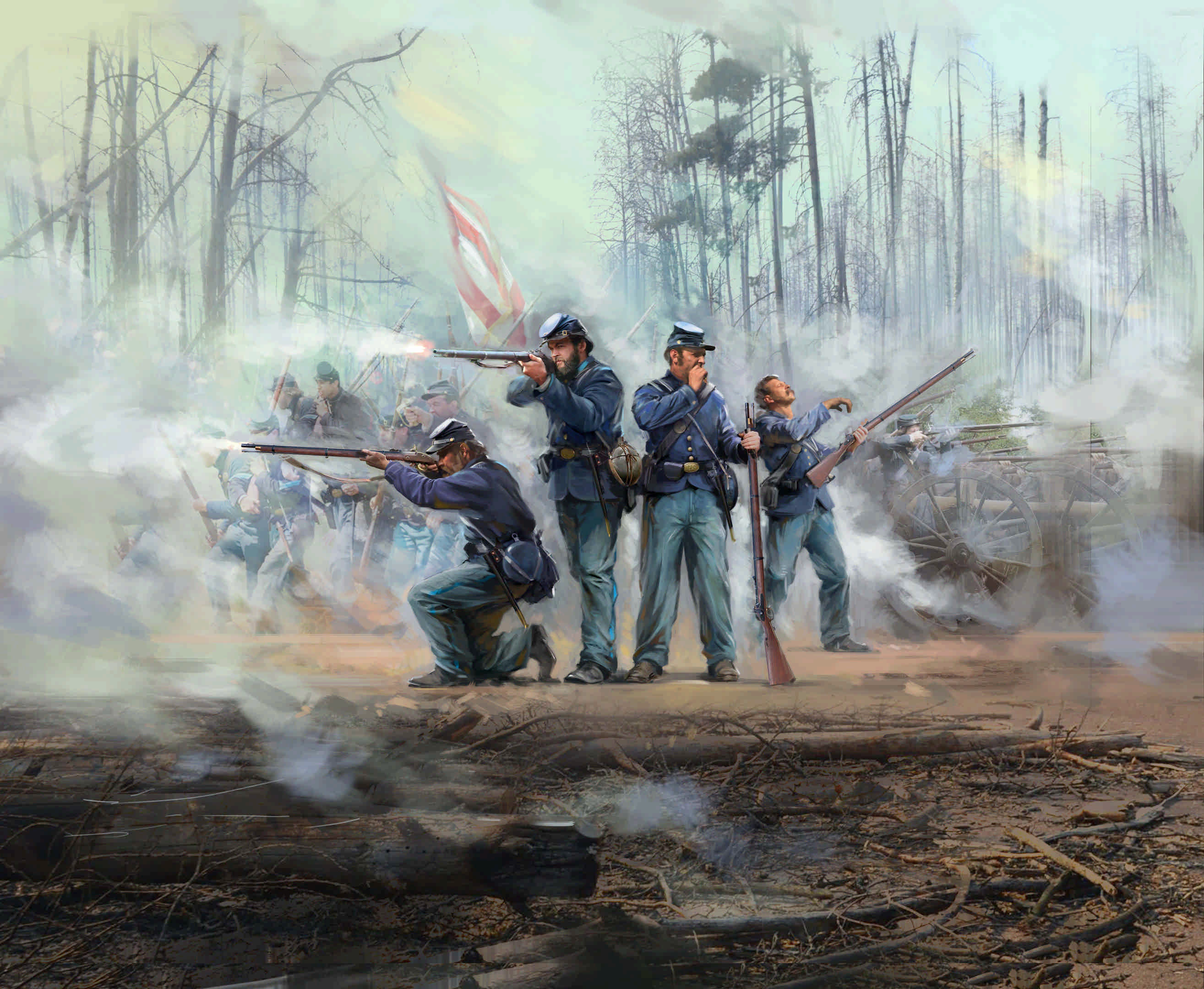 1/35 American Civil War Union Infantry. Set #1