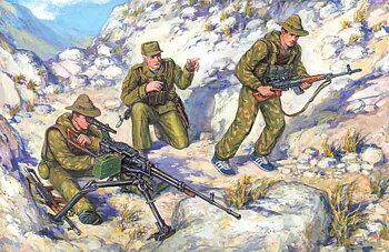 1/35 Soviet Special Troops (1979-1988) (3 figures - 1 officer, 2 soldiers)