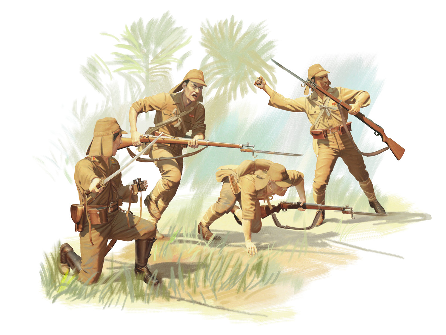 Japan Infantry (1942-1945) (4 figures)