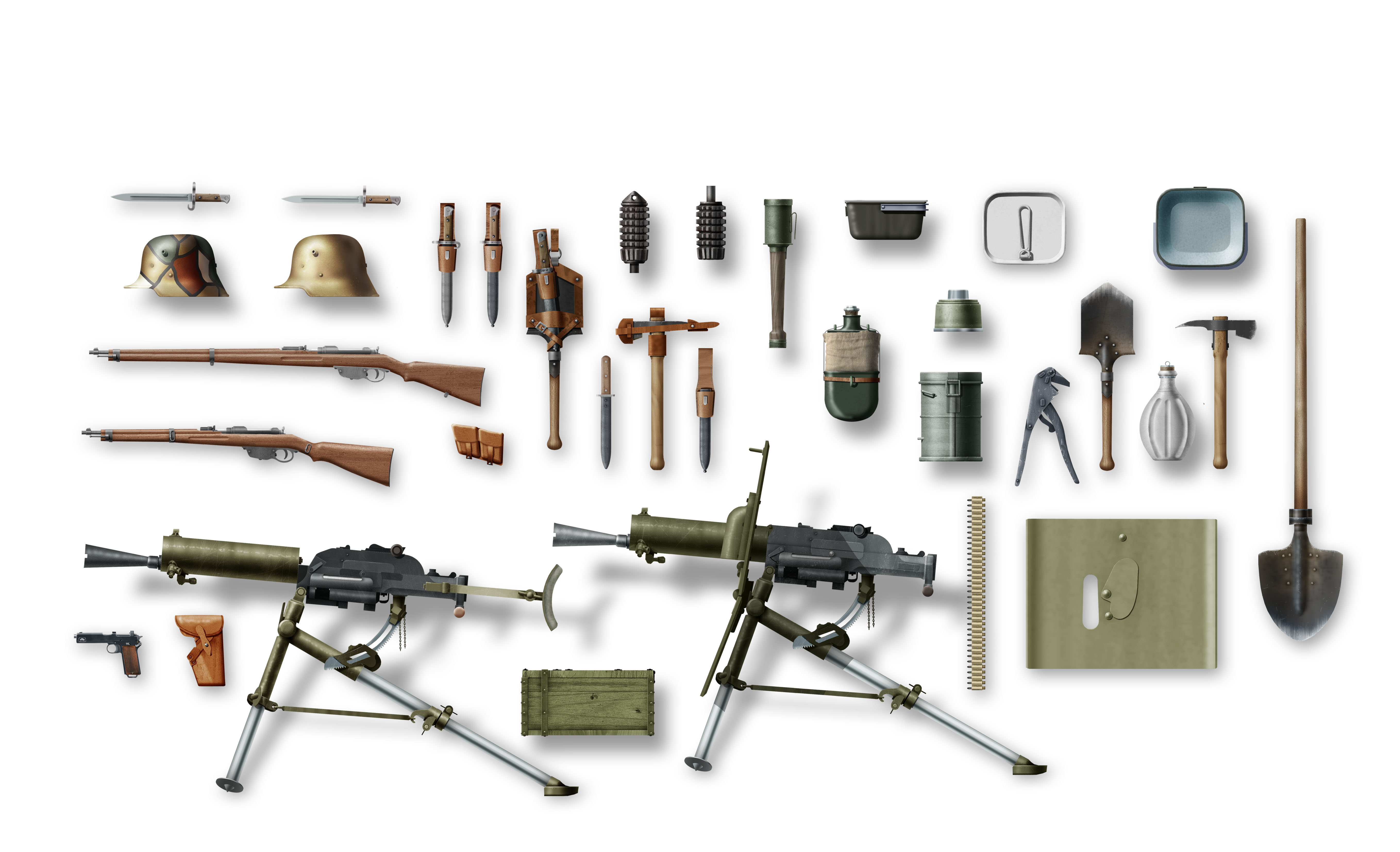 1/35 WWI Austro-Hungarian Infantry Weapon and Equipment