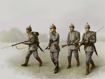 1/35 German Infantry (1914) (4 figures)