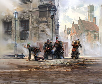1/35 WWI Belgian Infantry