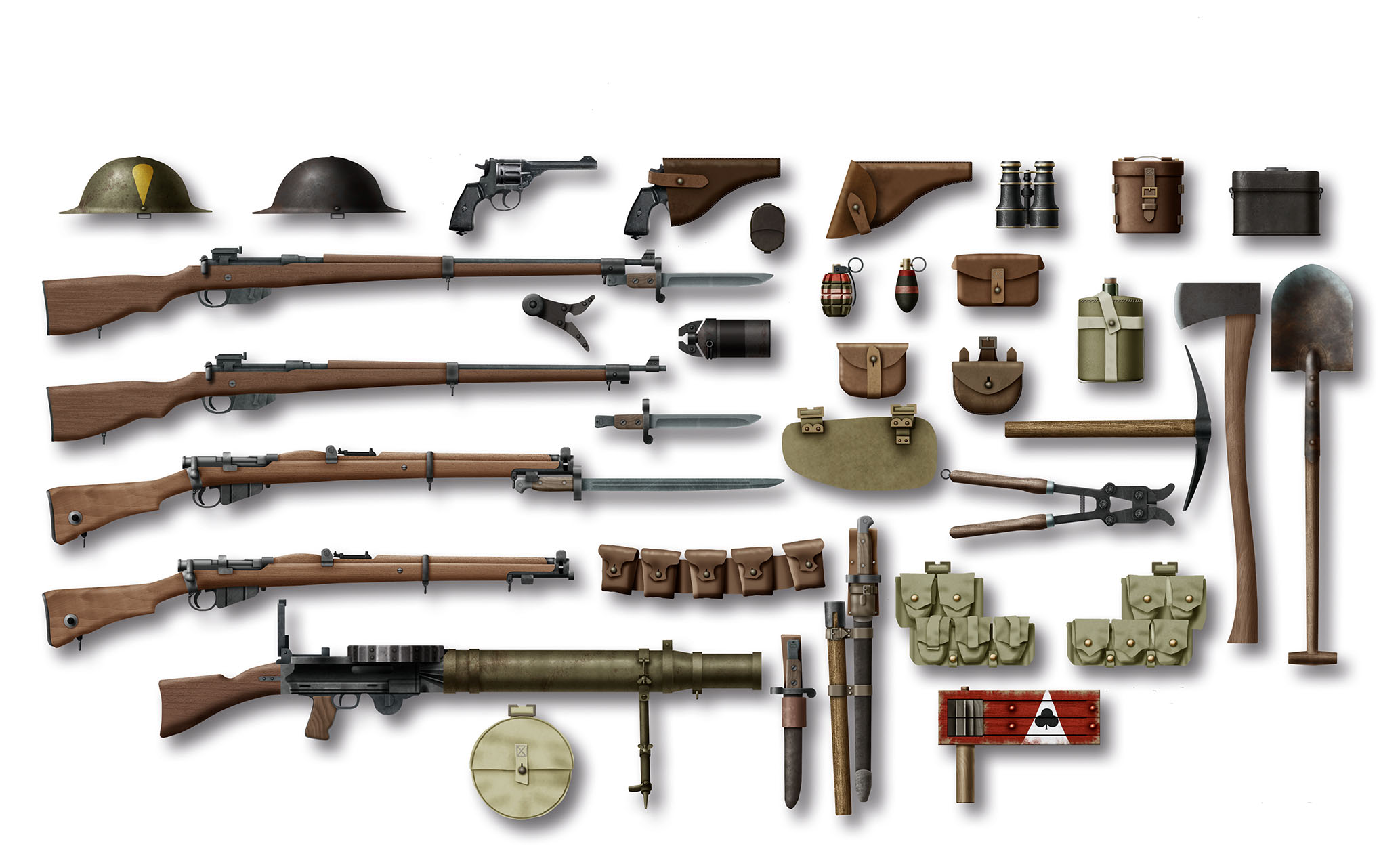 1/35 WWI British Infantry Weapon and Equipment