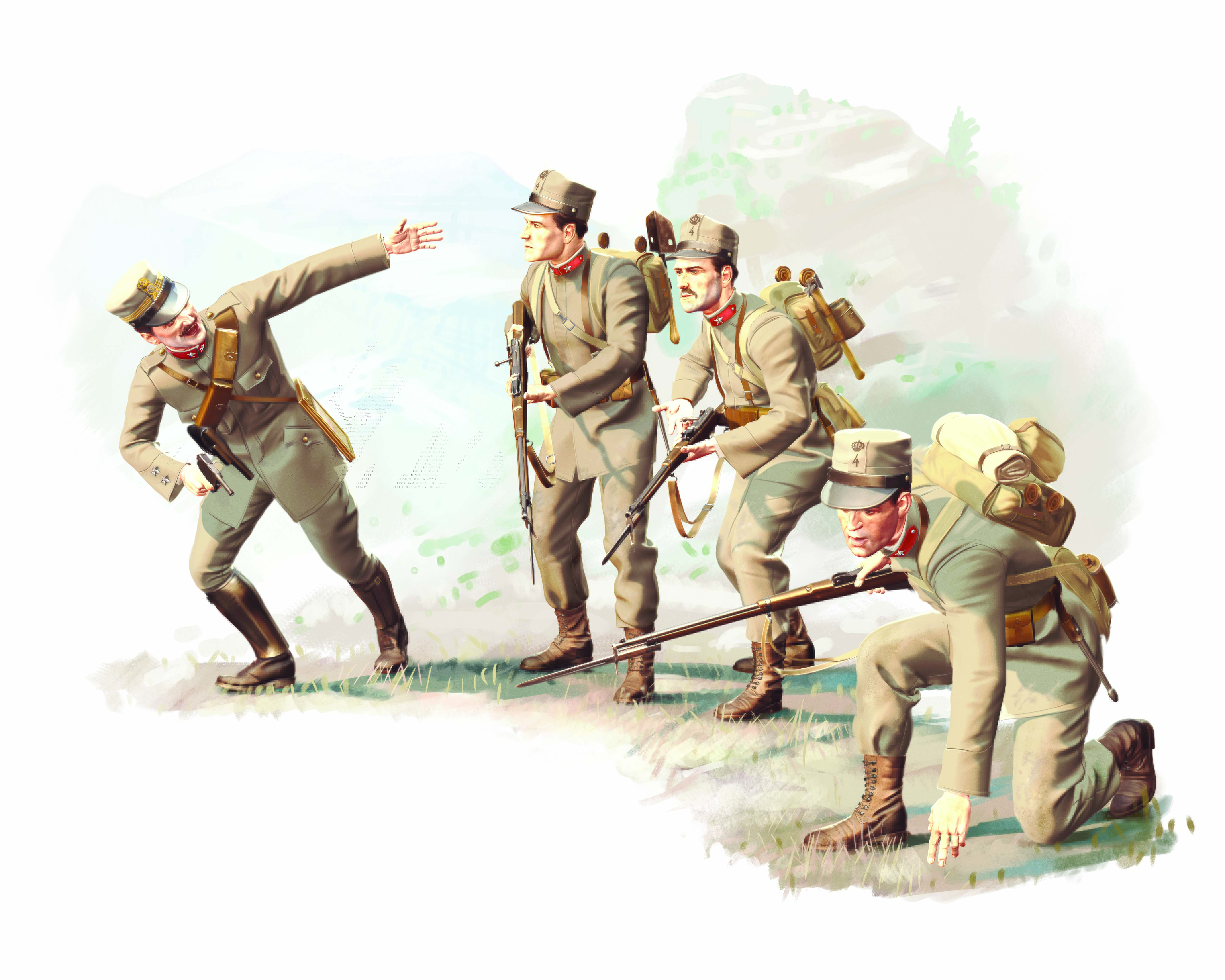 Italian Infantry (1915) (4 figures)