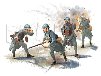 1/35 French Infantry (1916) (4 figures)