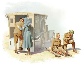 1/35 WWI US Medical Personnel (4 figures)