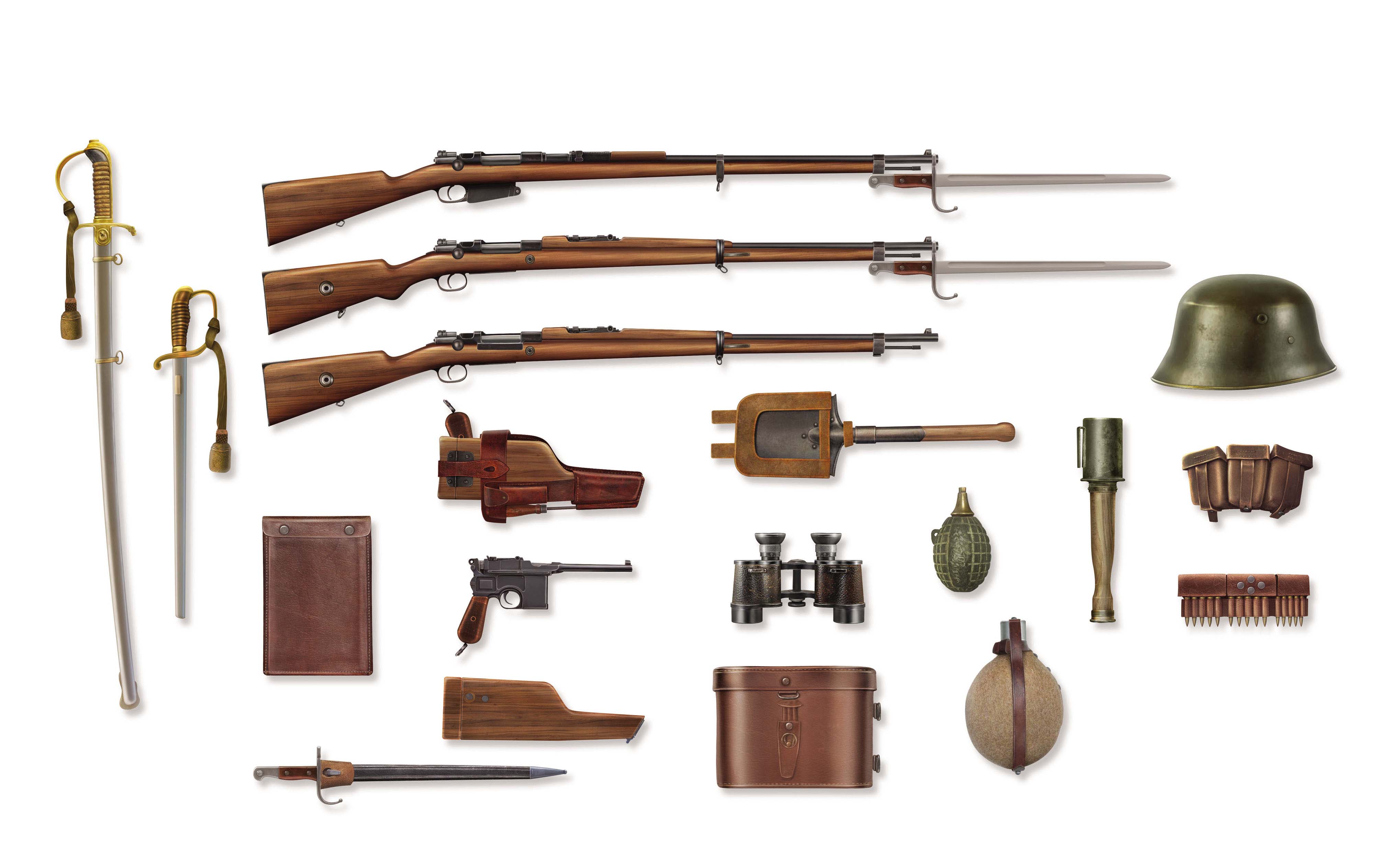WWI Turkish Infantry Weapons & Equipment