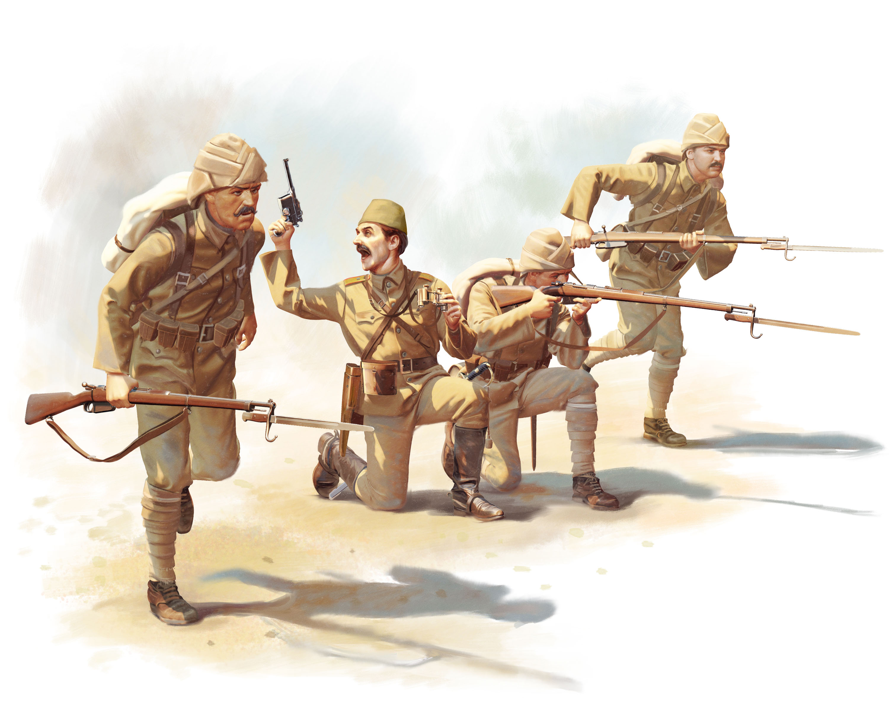 Turkish Infantry (1915-1918) (4 figures)