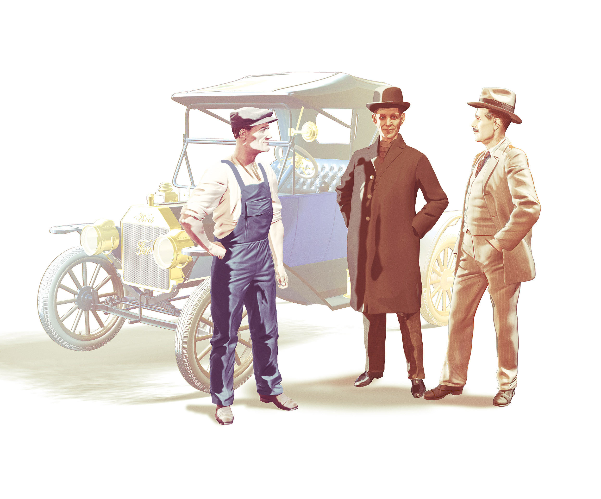 Henry Ford & Co (3 figures)