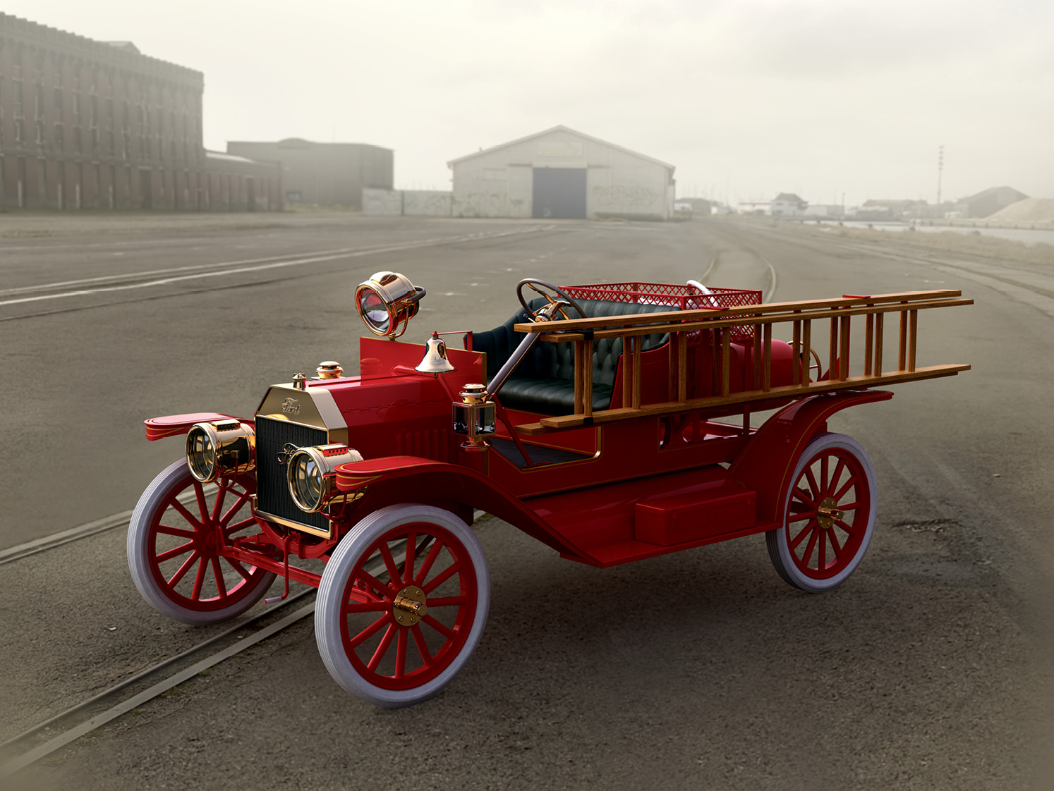 1/24 Model T 1914 Firetruck, American Car