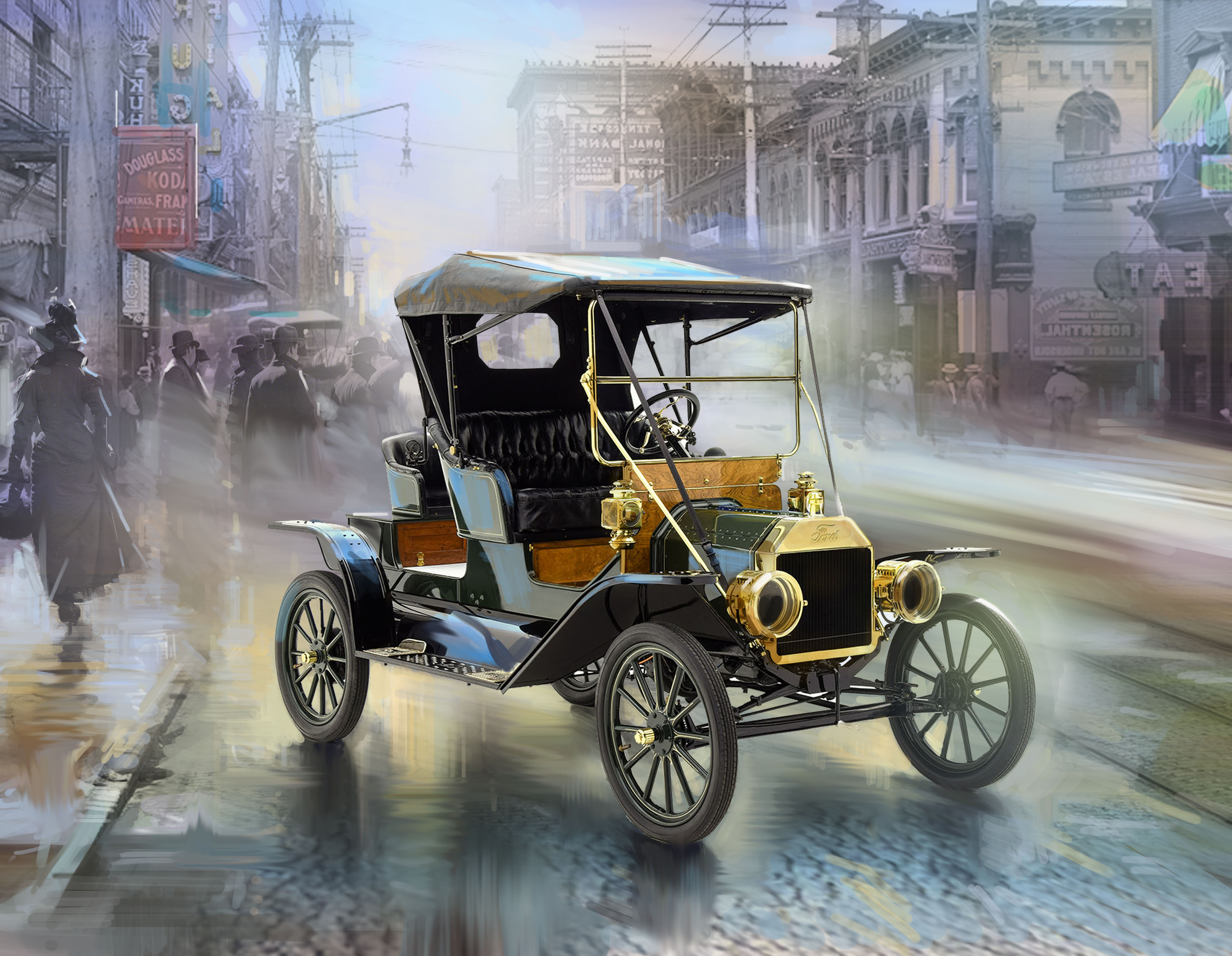 1/24 Model T 1912 Commercial Roadster, American Car