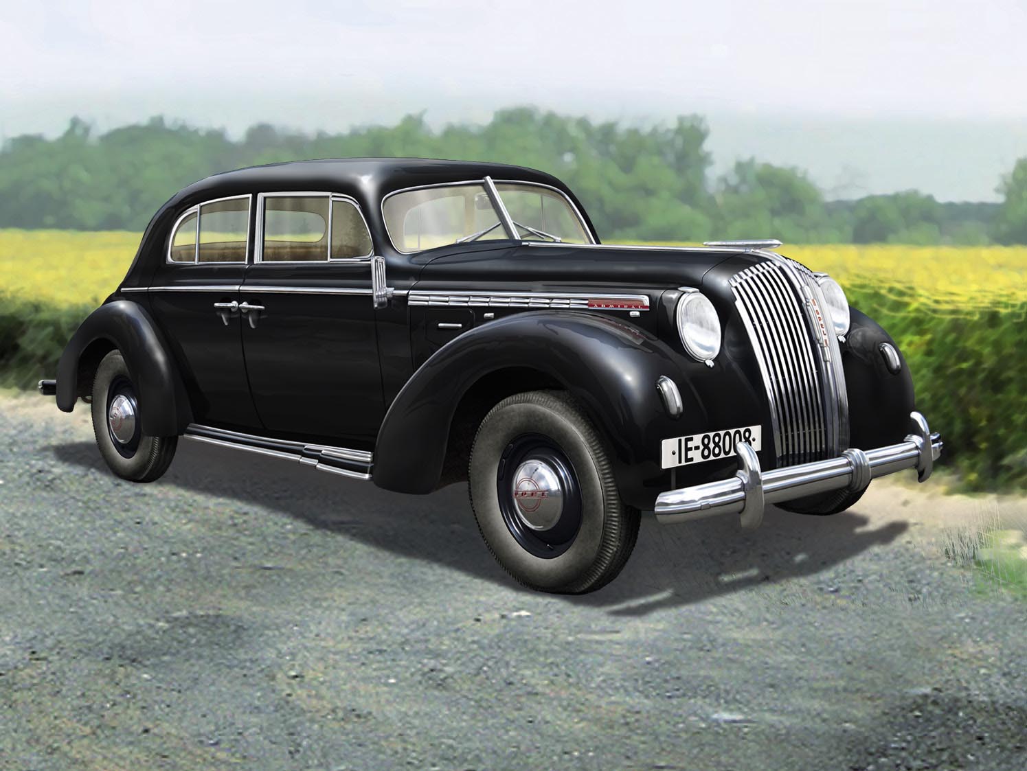 Admiral Saloon, WWII German Passenger Car