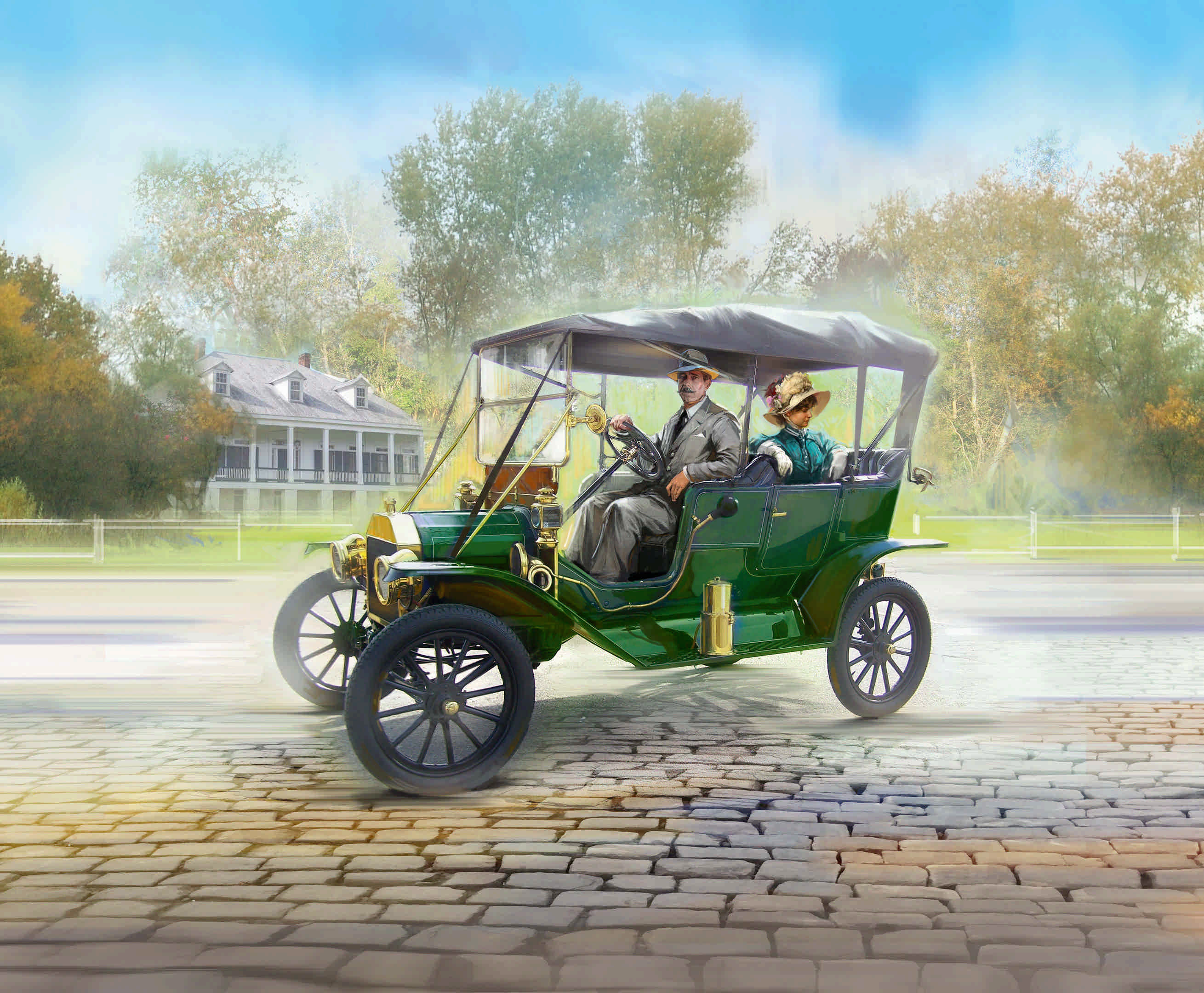 1/24 Model T 1911 Touring with American Motorists