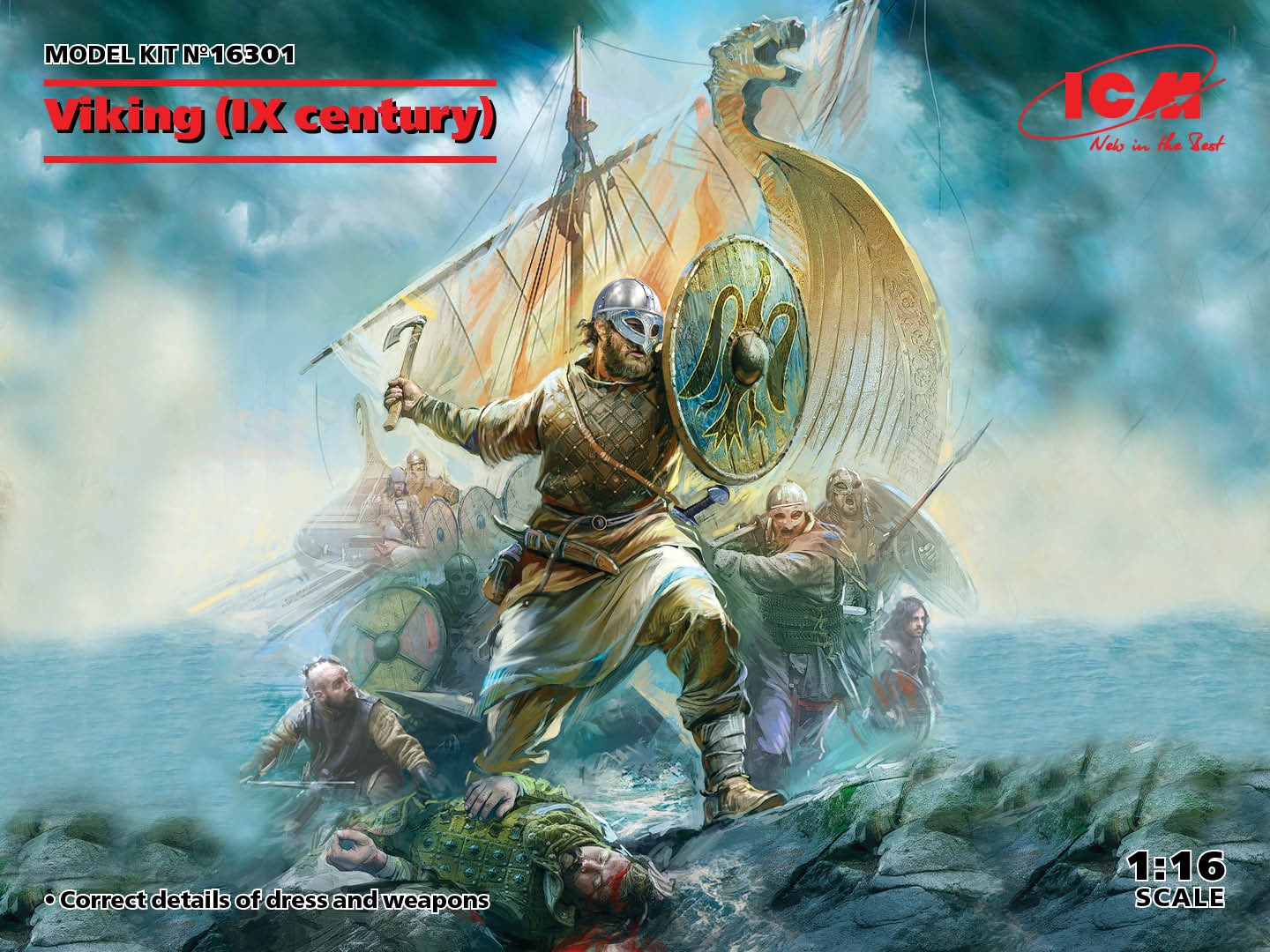 1/16 Viking (IX century)